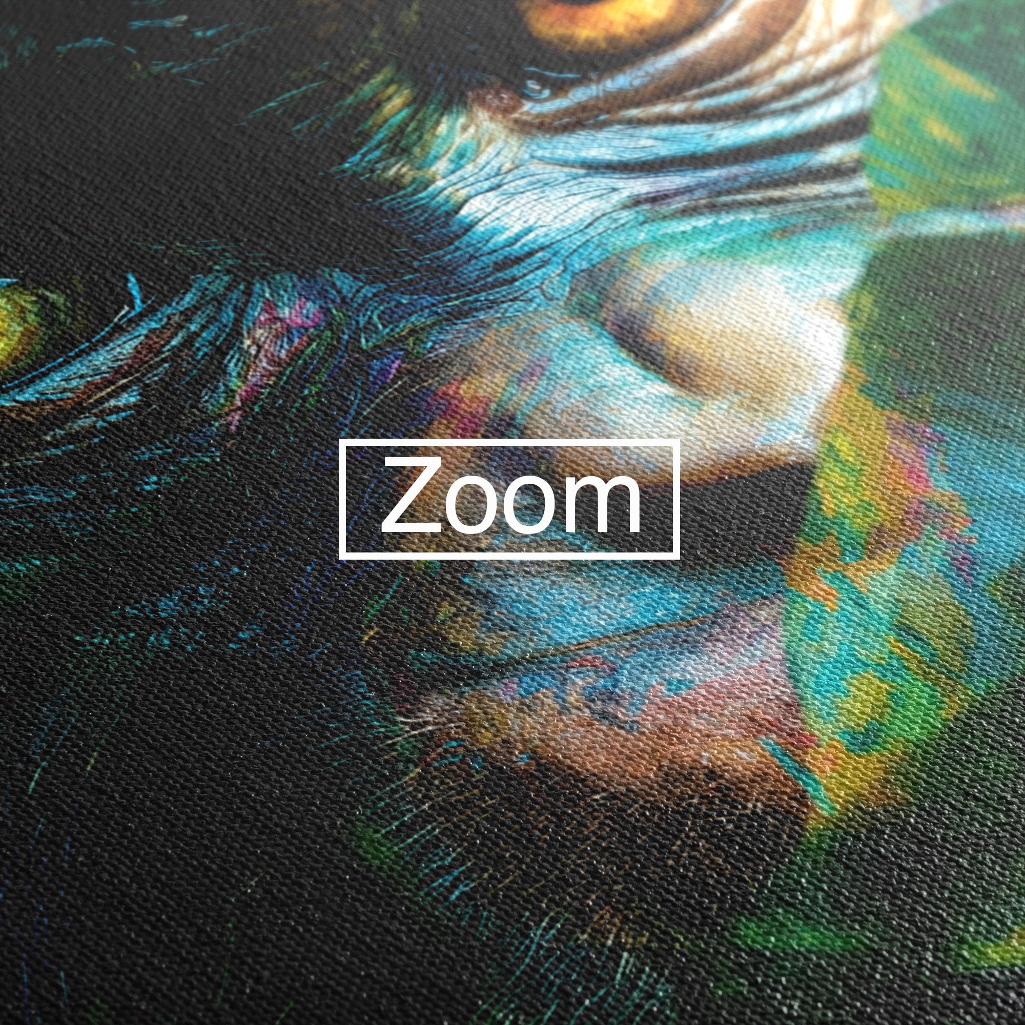 Tablou Canvas Premium LuxCanva® M1558, Privirea Maimutei, Maimuta, Jungla, Animale, Salbaticie, Living, Culori Vibrante