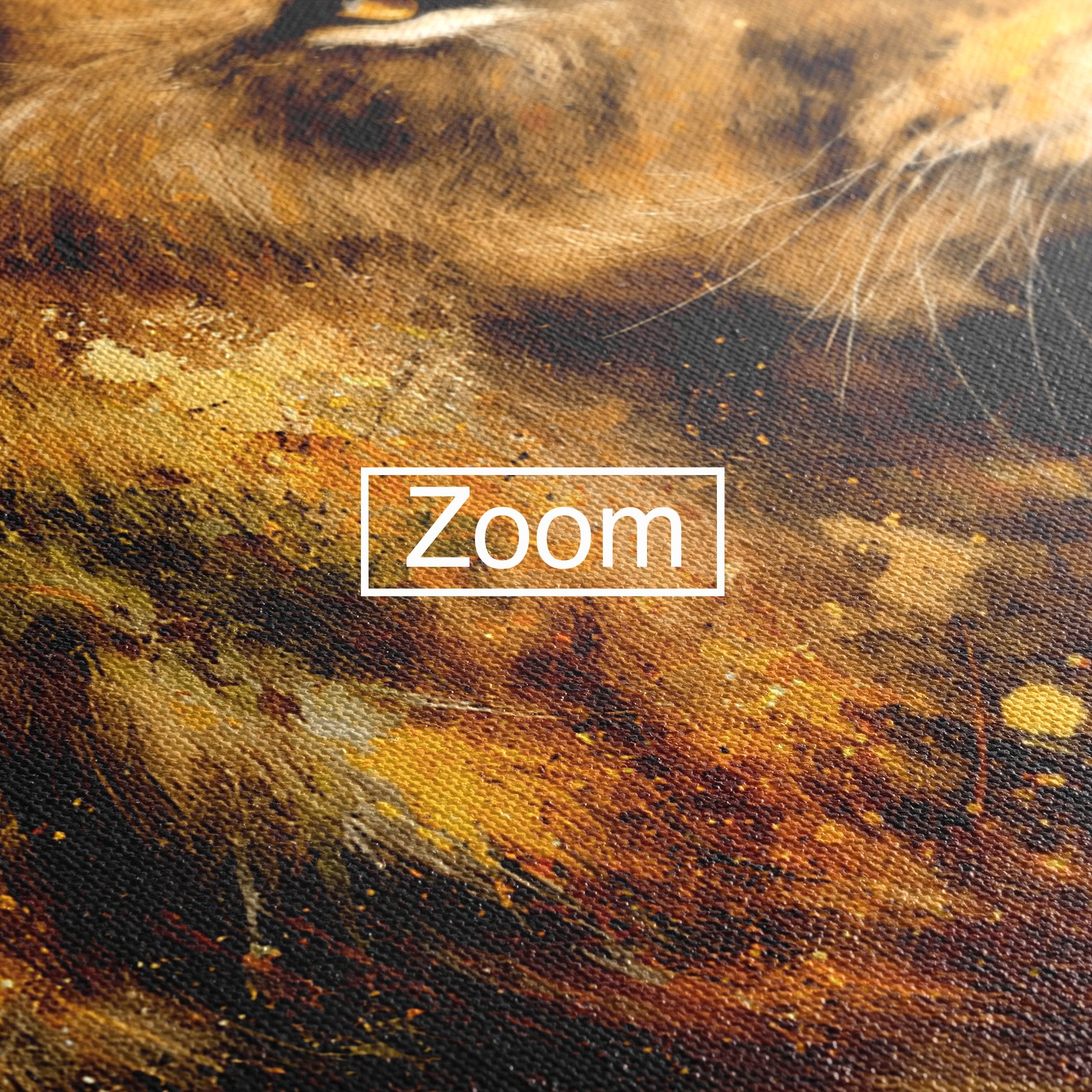 Tablou Canvas Premium LuxCanva® M1560, Privirea Leului, Leu, Portret, Animale, Putere, Living, Culori Vibrante
