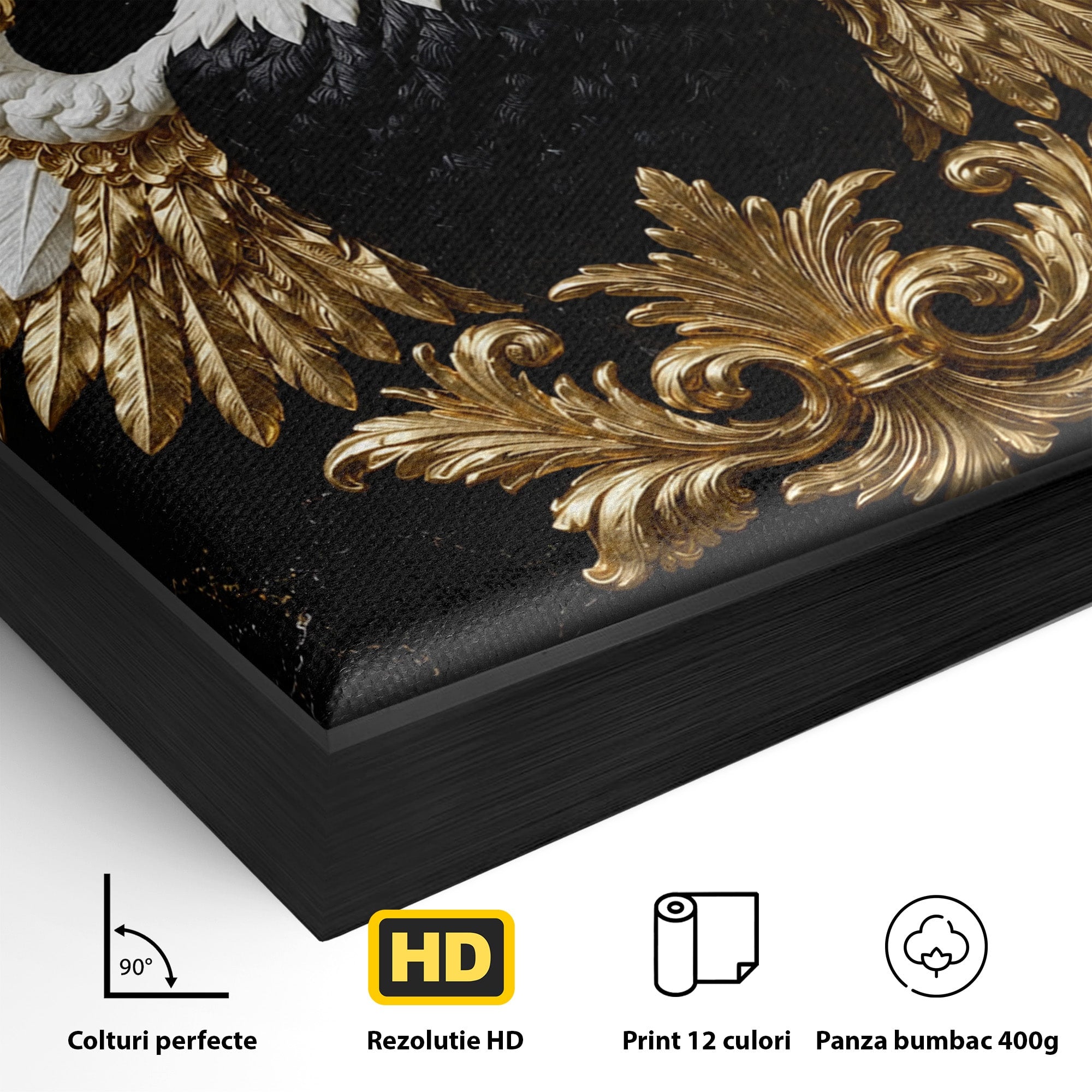 Tablou Canvas Premium LuxCanva® M1568, Vultur Imperial, Vultur, Imperial, Majestic, Living, Dormitor, Culori Vibrante