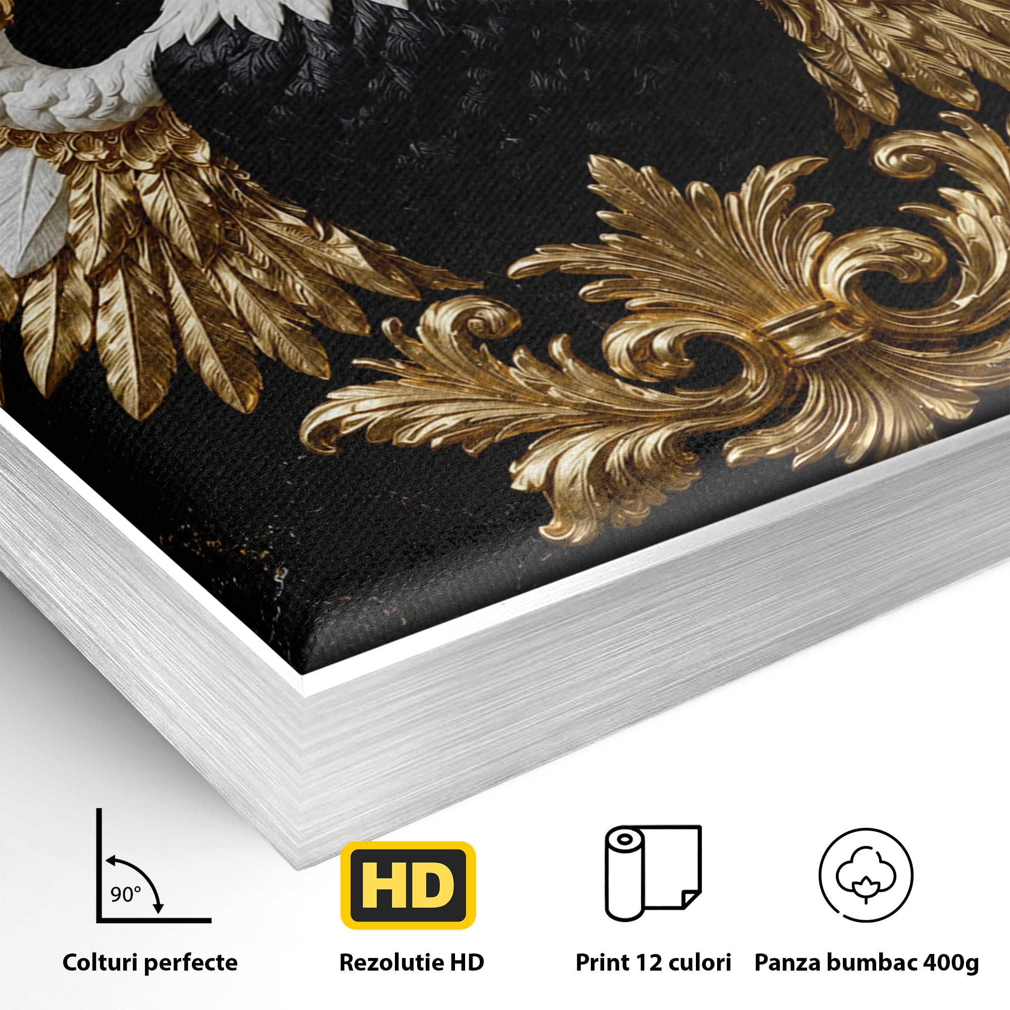 Tablou Canvas Premium LuxCanva® M1568, Vultur Imperial, Vultur, Imperial, Majestic, Living, Dormitor, Culori Vibrante