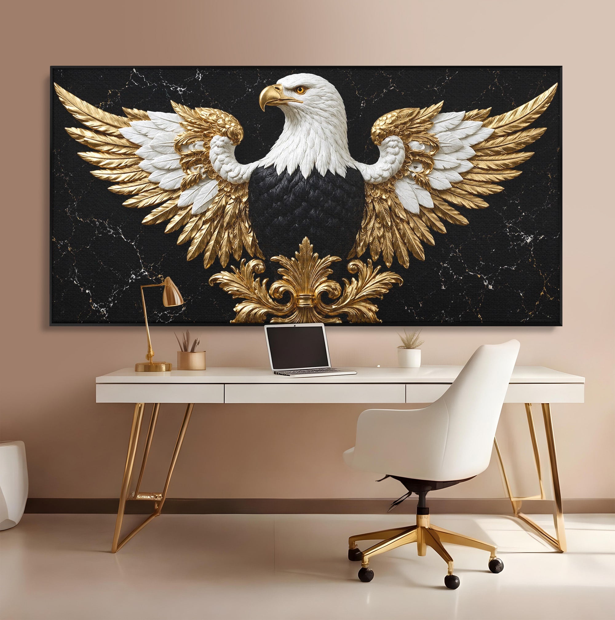 Tablou Canvas Premium LuxCanva® M1568, Vultur Imperial, Vultur, Imperial, Majestic, Living, Dormitor, Culori Vibrante