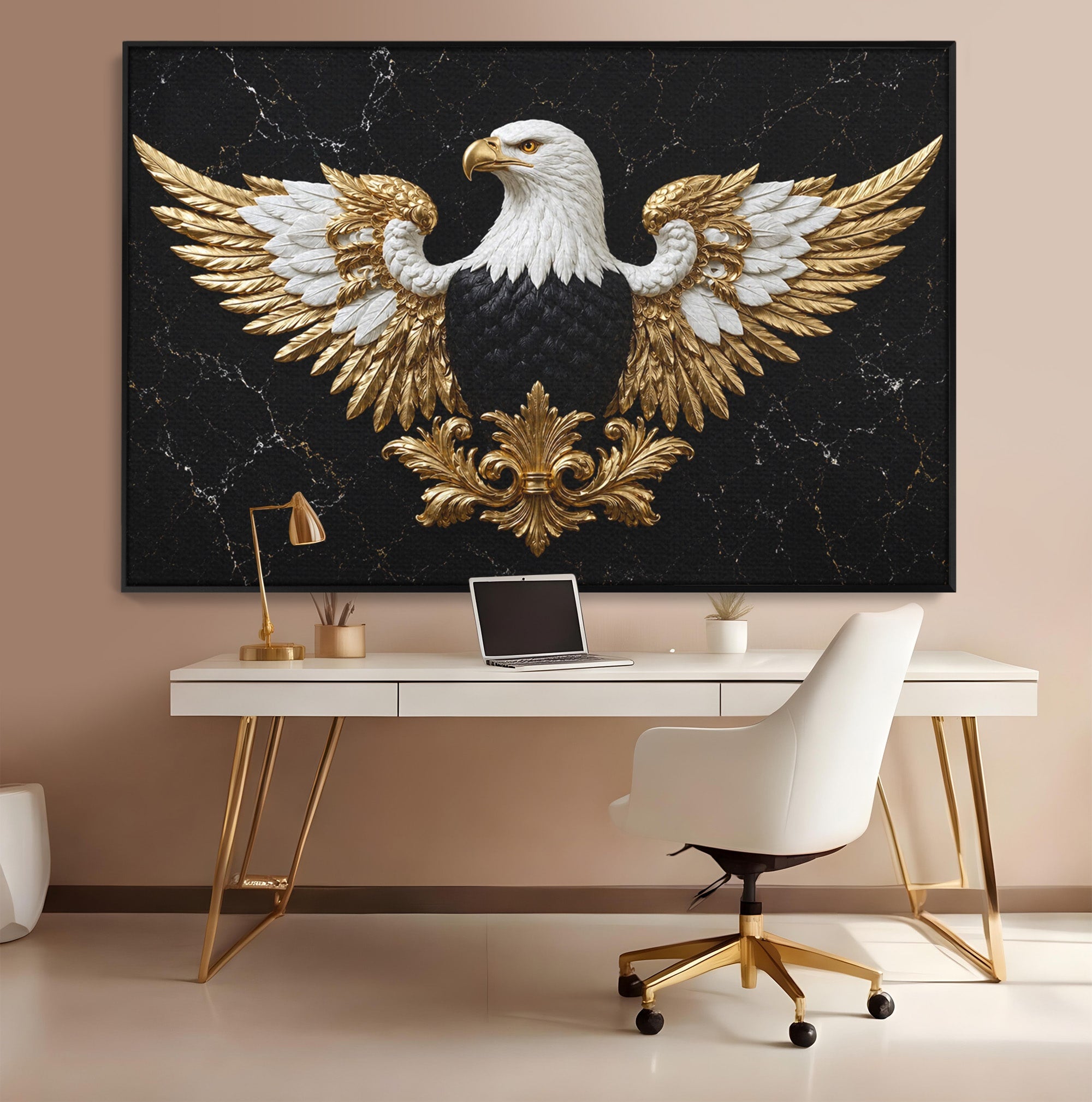 Tablou Canvas Premium LuxCanva® M1568, Vultur Imperial, Vultur, Imperial, Majestic, Living, Dormitor, Culori Vibrante