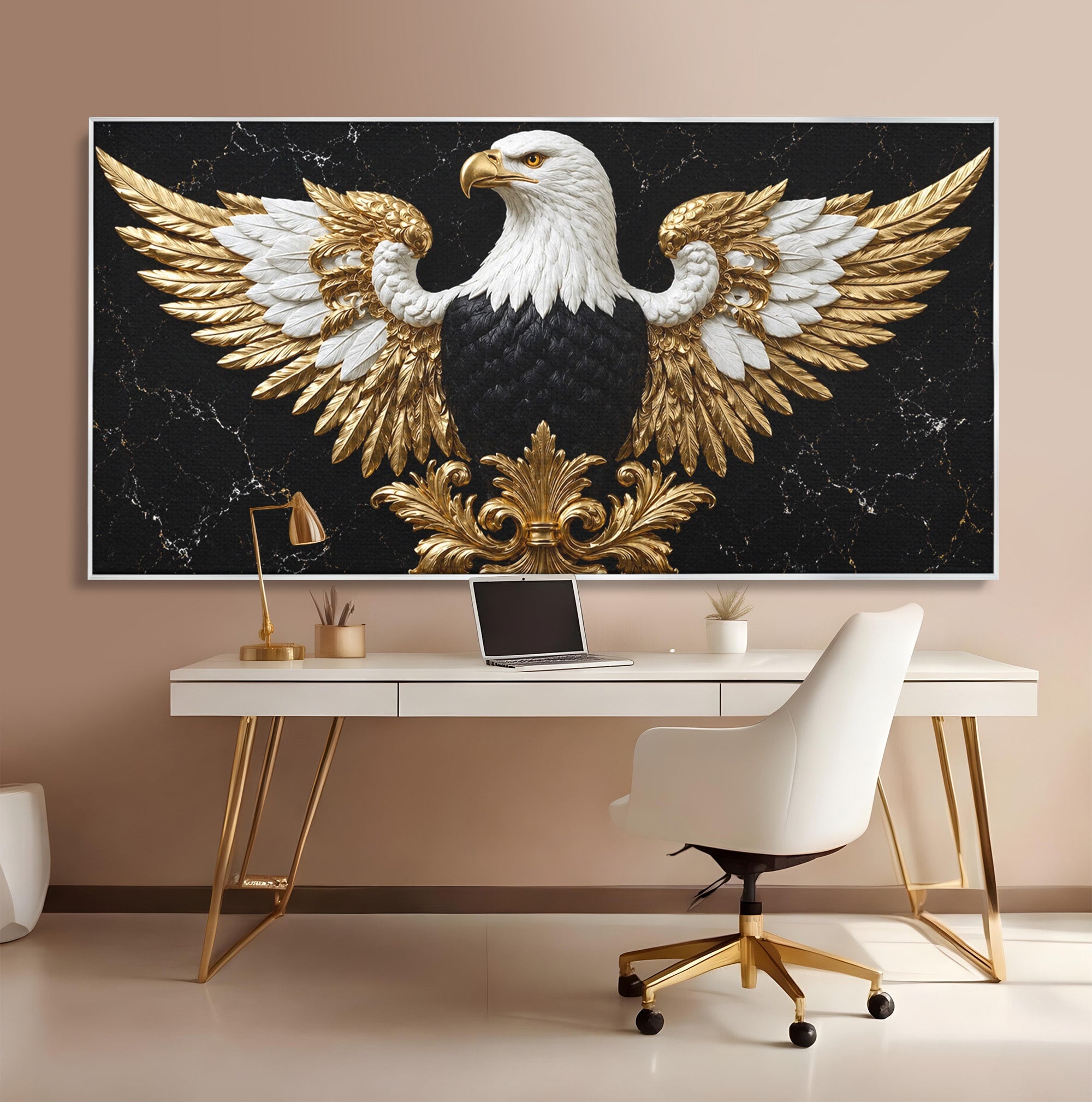 Tablou Canvas Premium LuxCanva® M1568, Vultur Imperial, Vultur, Imperial, Majestic, Living, Dormitor, Culori Vibrante