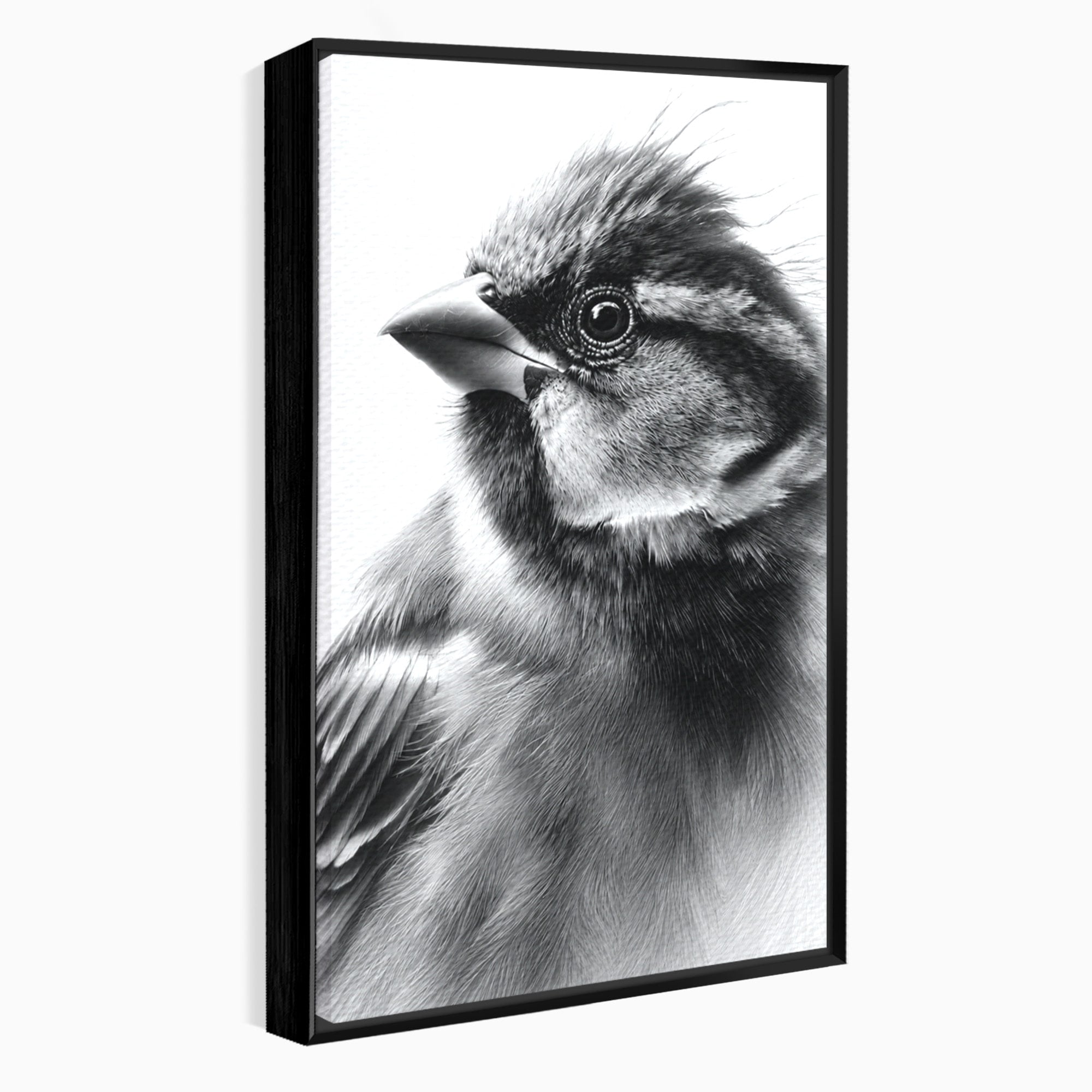Tablou Canvas Premium LuxCanva® M1574, Portret De Pasare, Pasare, Portret, Arta, Detalii, Dormitor, Culori Vibrante