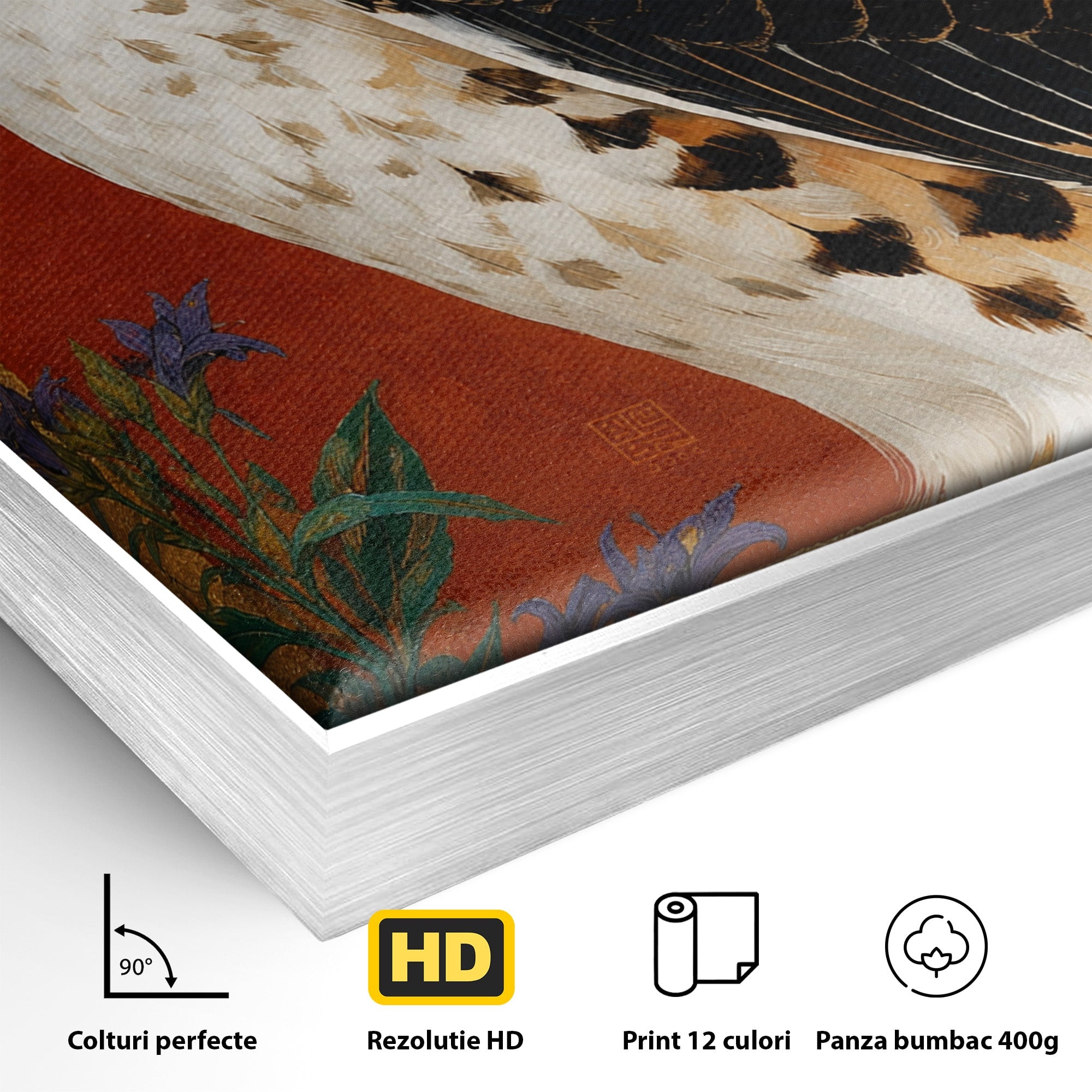 Tablou Canvas Premium LuxCanva® M1576, Vultur Regal, Vultur, Pasare, Natura, Portret, Living, Birou, Culori Vibrante
