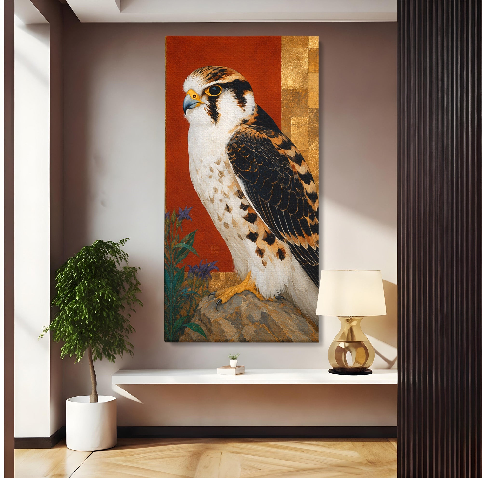 Tablou Canvas Premium LuxCanva® M1576, Vultur Regal, Vultur, Pasare, Natura, Portret, Living, Birou, Culori Vibrante