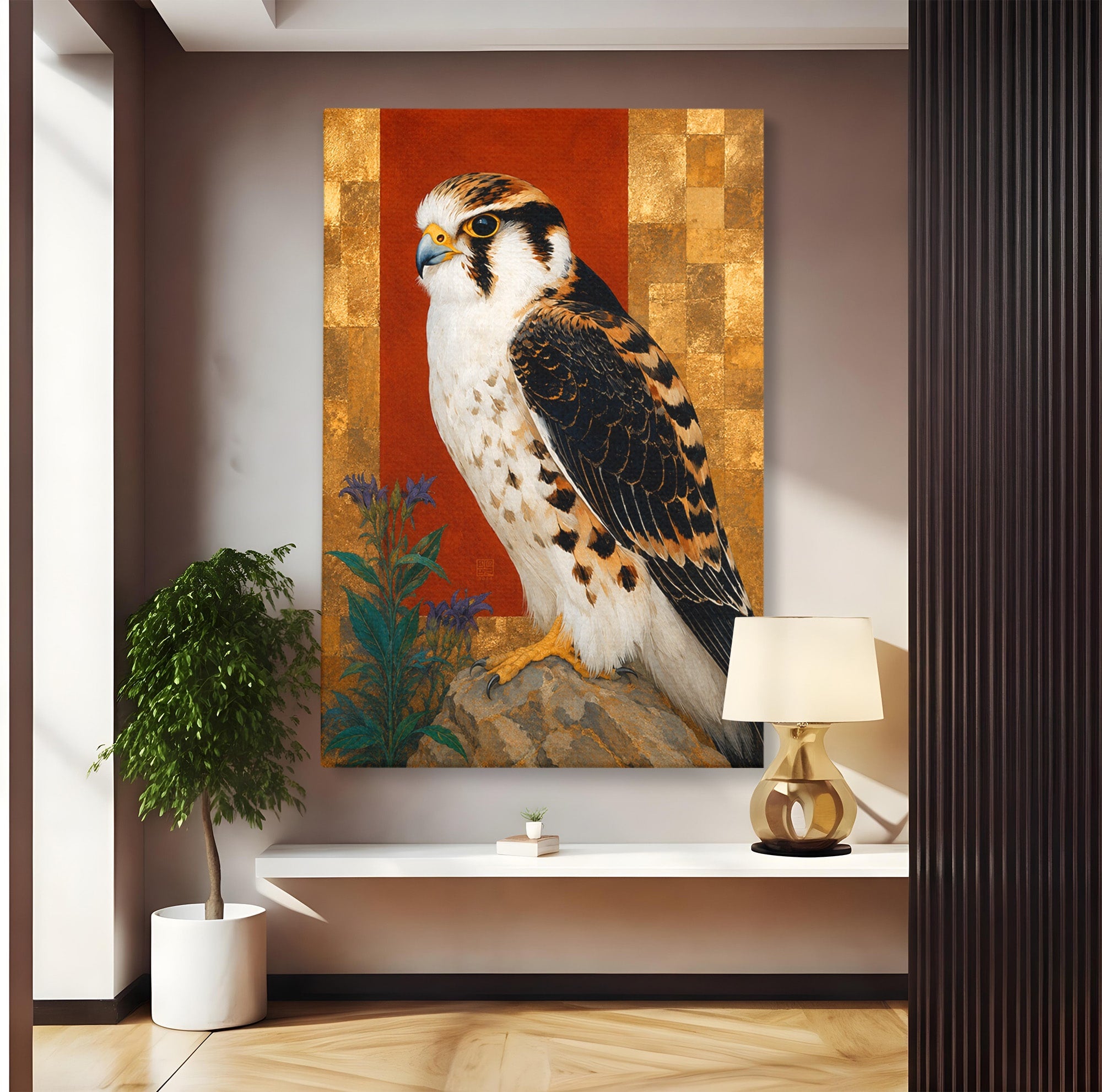 Tablou Canvas Premium LuxCanva® M1576, Vultur Regal, Vultur, Pasare, Natura, Portret, Living, Birou, Culori Vibrante