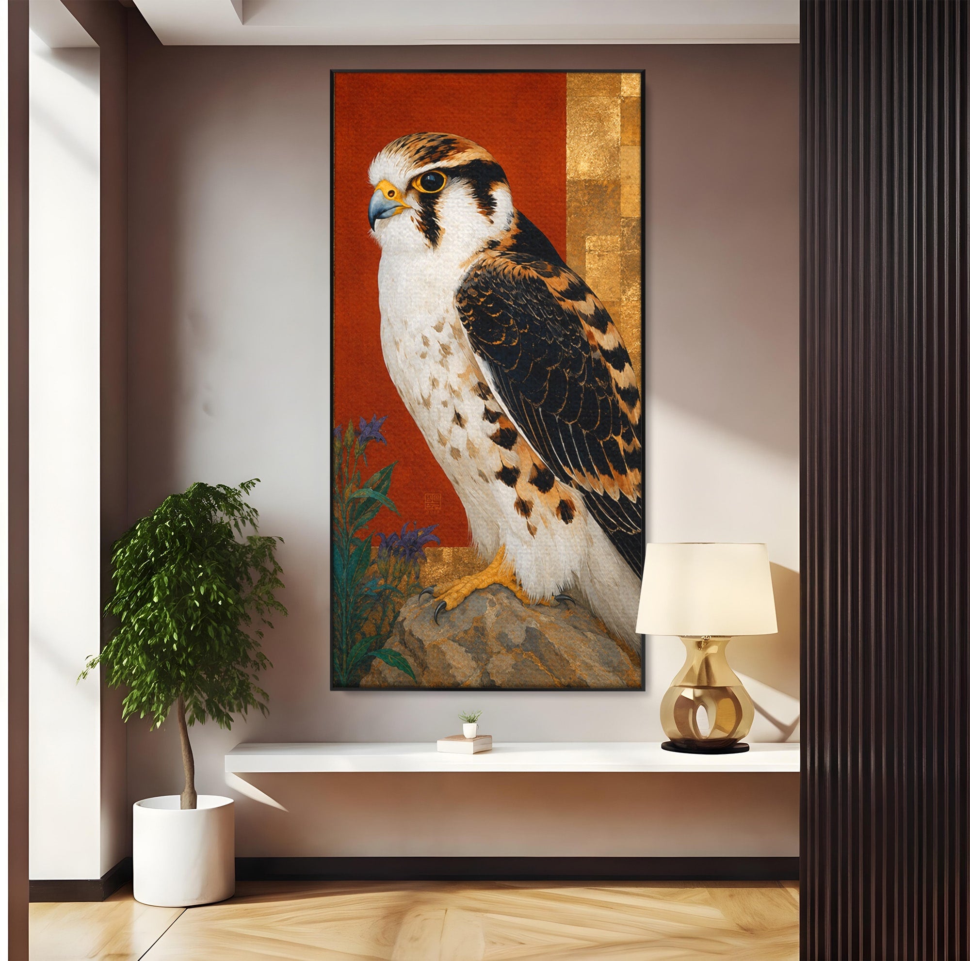 Tablou Canvas Premium LuxCanva® M1576, Vultur Regal, Vultur, Pasare, Natura, Portret, Living, Birou, Culori Vibrante