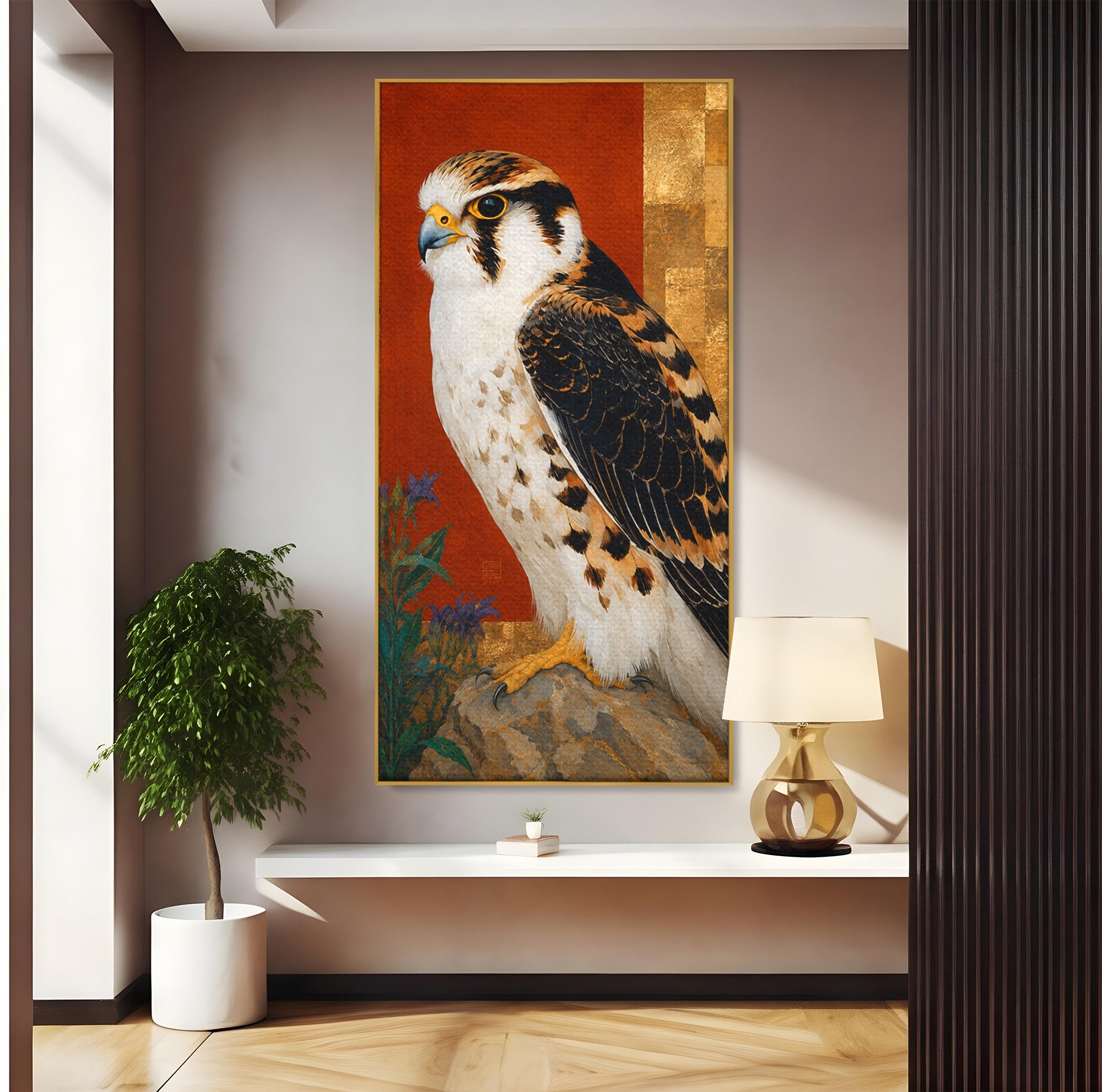 Tablou Canvas Premium LuxCanva® M1576, Vultur Regal, Vultur, Pasare, Natura, Portret, Living, Birou, Culori Vibrante