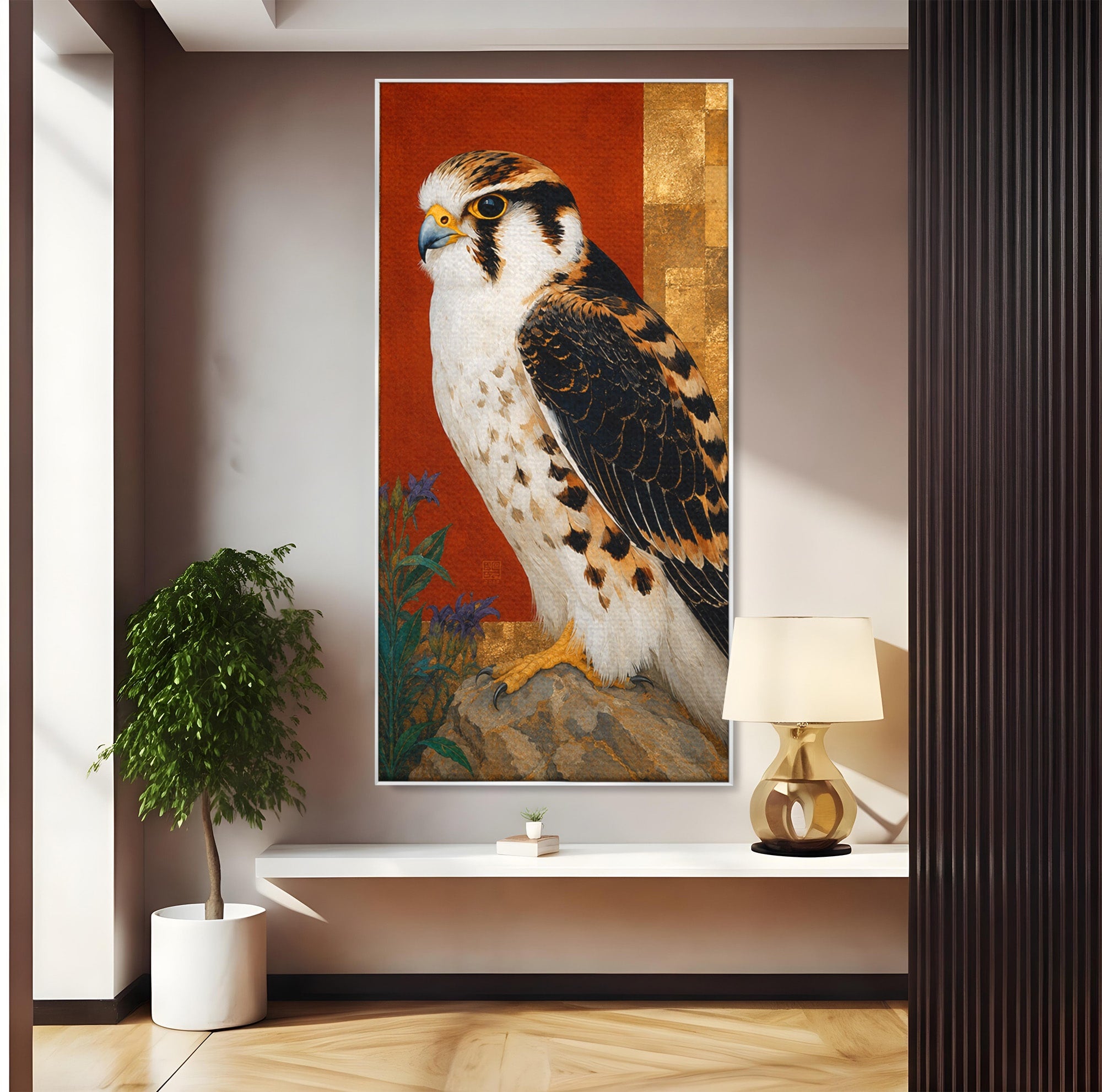 Tablou Canvas Premium LuxCanva® M1576, Vultur Regal, Vultur, Pasare, Natura, Portret, Living, Birou, Culori Vibrante