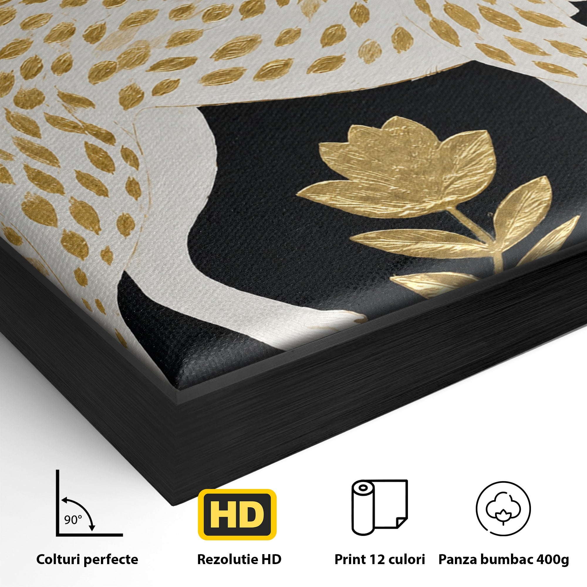 Tablou Canvas Premium LuxCanva® M1579, Spirit Sălbatic, Lup, Animale, Natura, Elegant, Living, Dormitor, Culori Vibrante