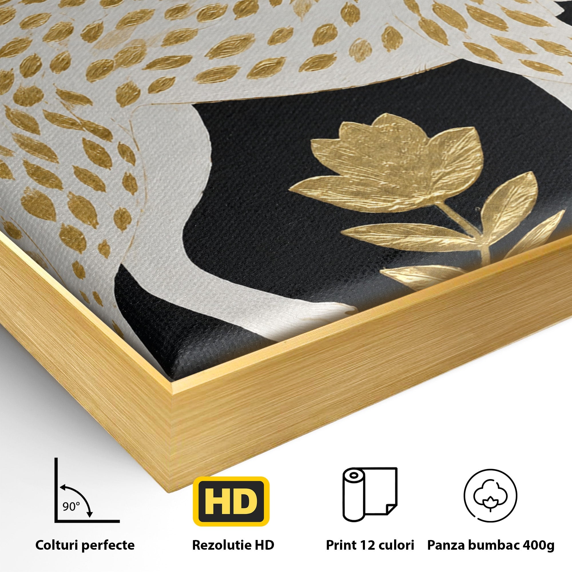 Tablou Canvas Premium LuxCanva® M1579, Spirit Sălbatic, Lup, Animale, Natura, Elegant, Living, Dormitor, Culori Vibrante