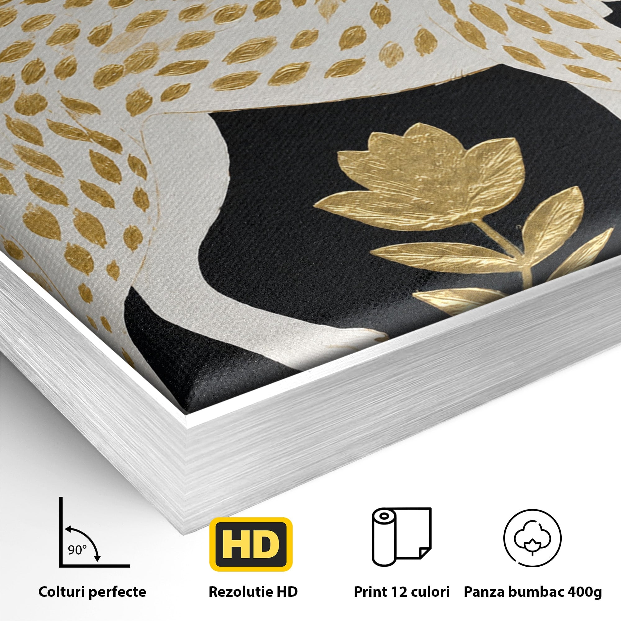 Tablou Canvas Premium LuxCanva® M1579, Spirit Sălbatic, Lup, Animale, Natura, Elegant, Living, Dormitor, Culori Vibrante