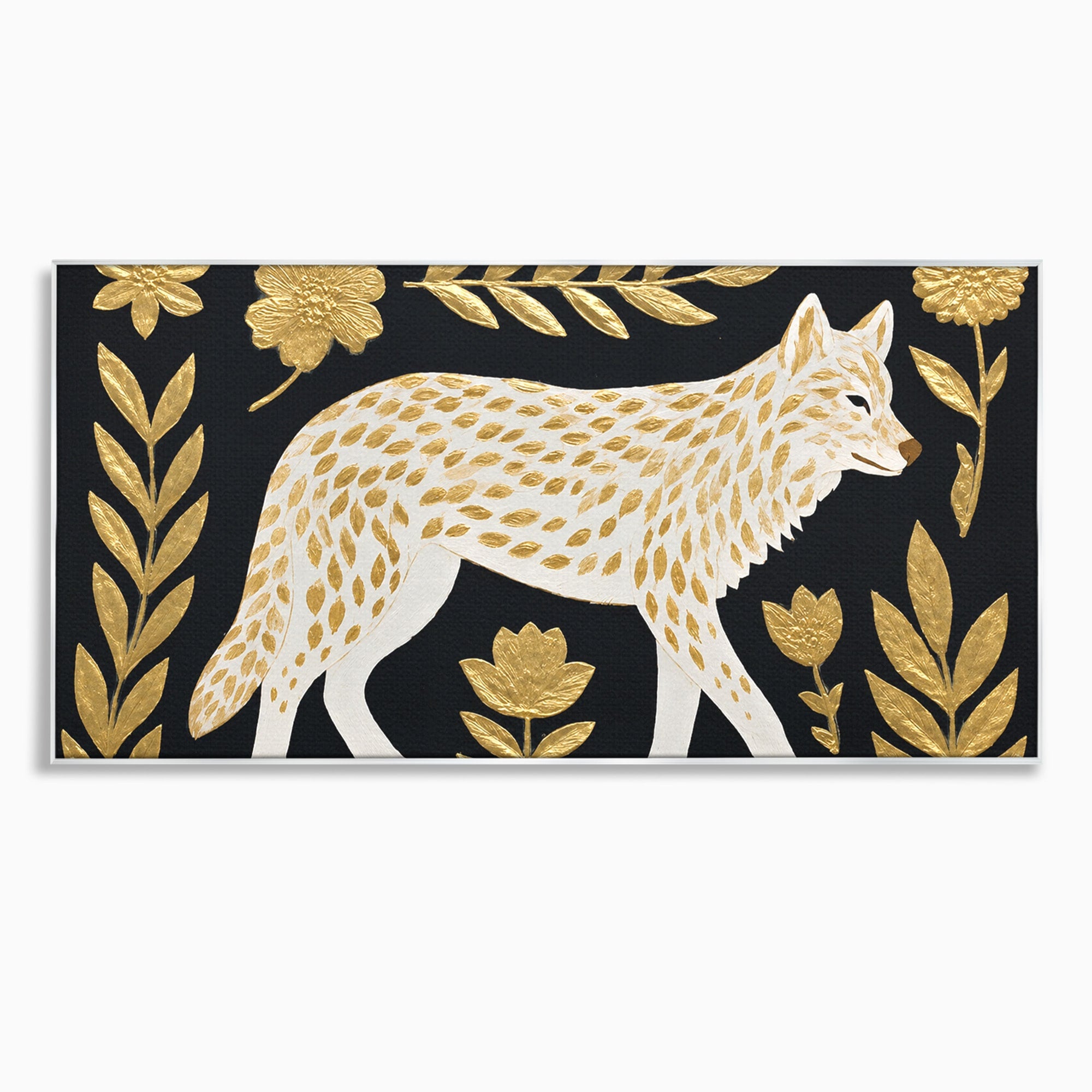 Tablou Canvas Premium LuxCanva® M1579, Spirit Sălbatic, Lup, Animale, Natura, Elegant, Living, Dormitor, Culori Vibrante