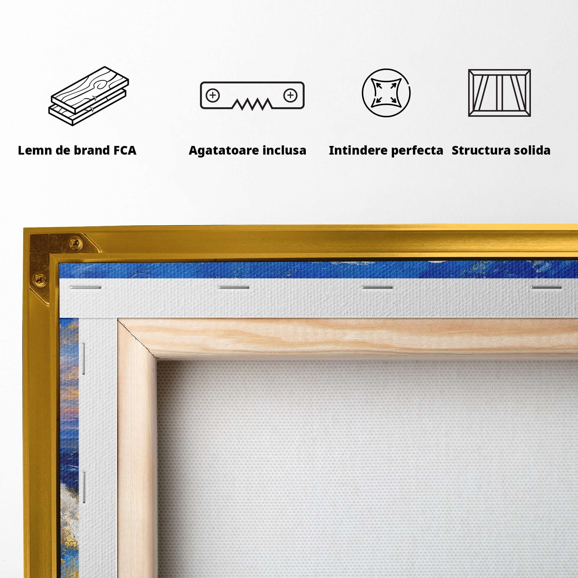 Tablou Canvas Premium LuxCanva® M1603, Noblețe Arctică, Urs, Peisaj, Arctic, Living, Animale, Pictura, Culori Vibrante