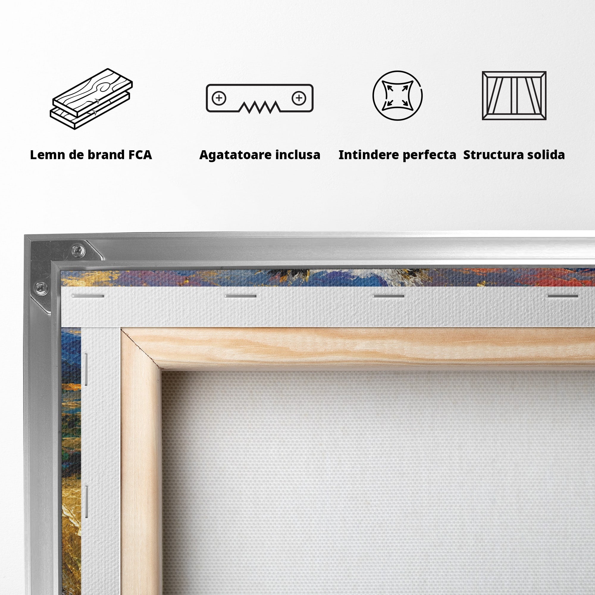 Tablou Canvas Premium LuxCanva® M1604, Prieten Devotat, Caine, Peisaj, Natura, Campie, Living, Dormitor, Culori Vibrante