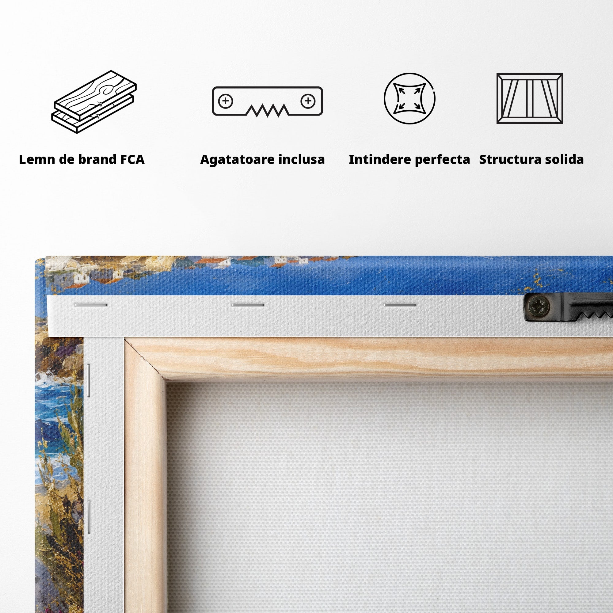 Tablou Canvas Premium LuxCanva® M1605, Foca Pe Tarm, Foca, Mare, Peisaj, Animale, Living, Culori Vibrante