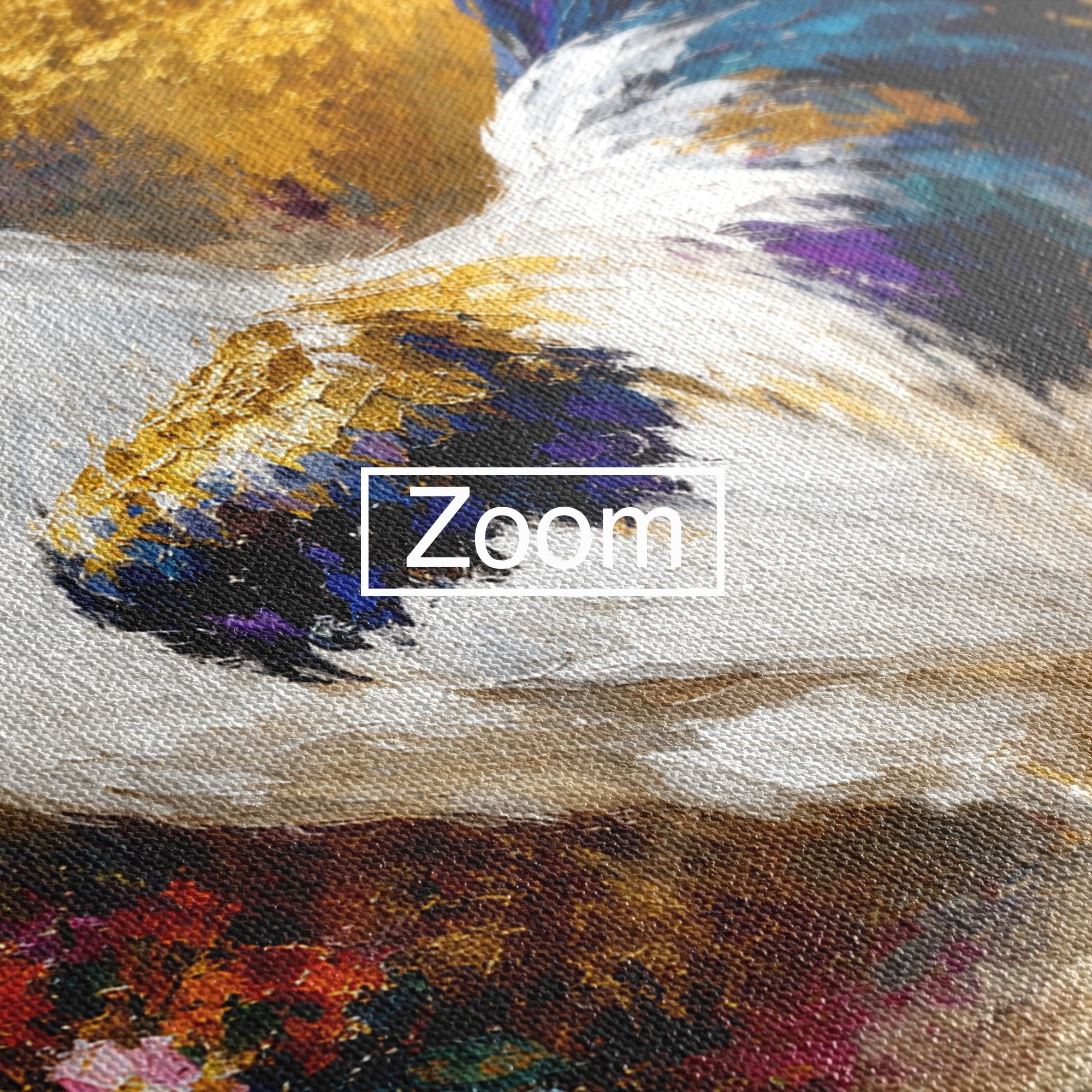Tablou Canvas Premium LuxCanva® M1608, Cocos Regal, Cocos, Arta, Animal, Living, Culori Intense, Culori Vibrante