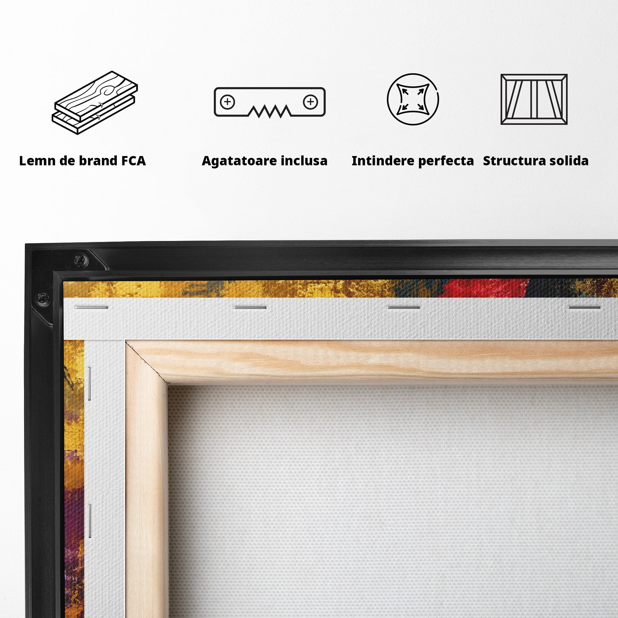 Tablou Canvas Premium LuxCanva® M1608, Cocos Regal, Cocos, Arta, Animal, Living, Culori Intense, Culori Vibrante