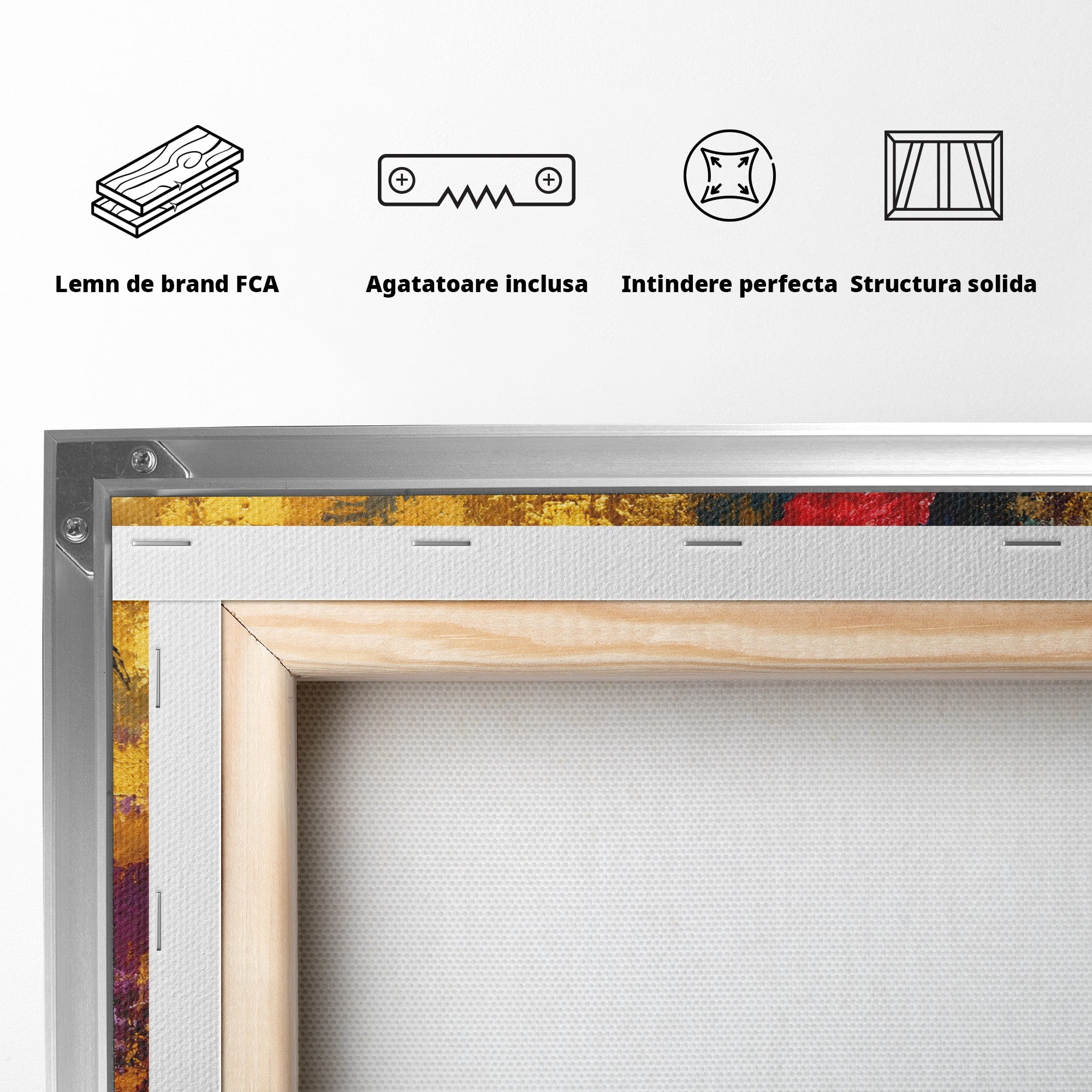 Tablou Canvas Premium LuxCanva® M1608, Cocos Regal, Cocos, Arta, Animal, Living, Culori Intense, Culori Vibrante