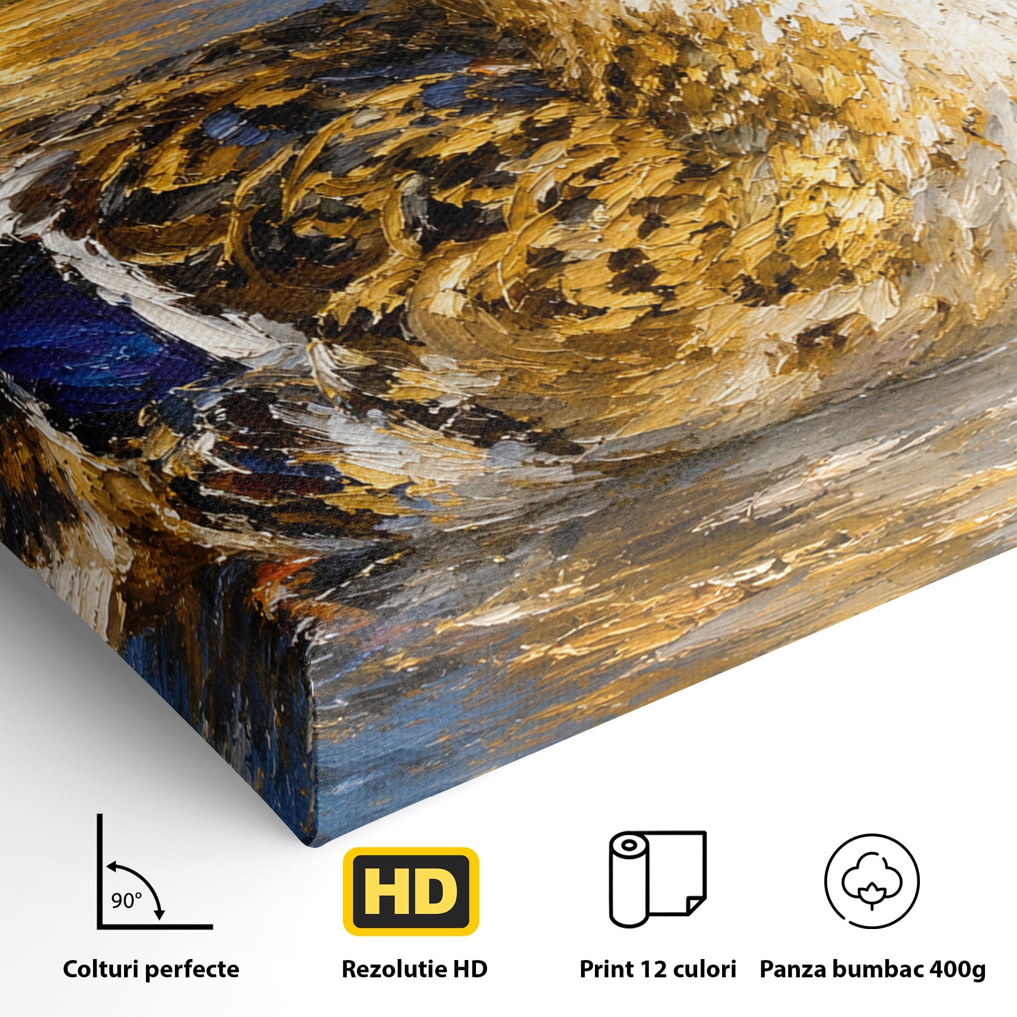 Tablou Canvas Premium LuxCanva® M1611, Rata La Apus, Rata, Apus, Peisaj, Natura, Lac, Living, Culori Vibrante