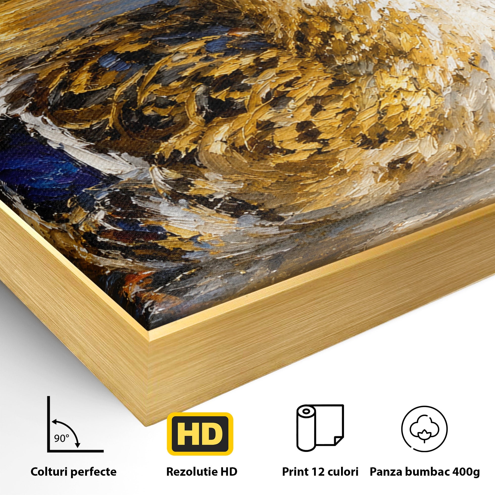 Tablou Canvas Premium LuxCanva® M1611, Rata La Apus, Rata, Apus, Peisaj, Natura, Lac, Living, Culori Vibrante
