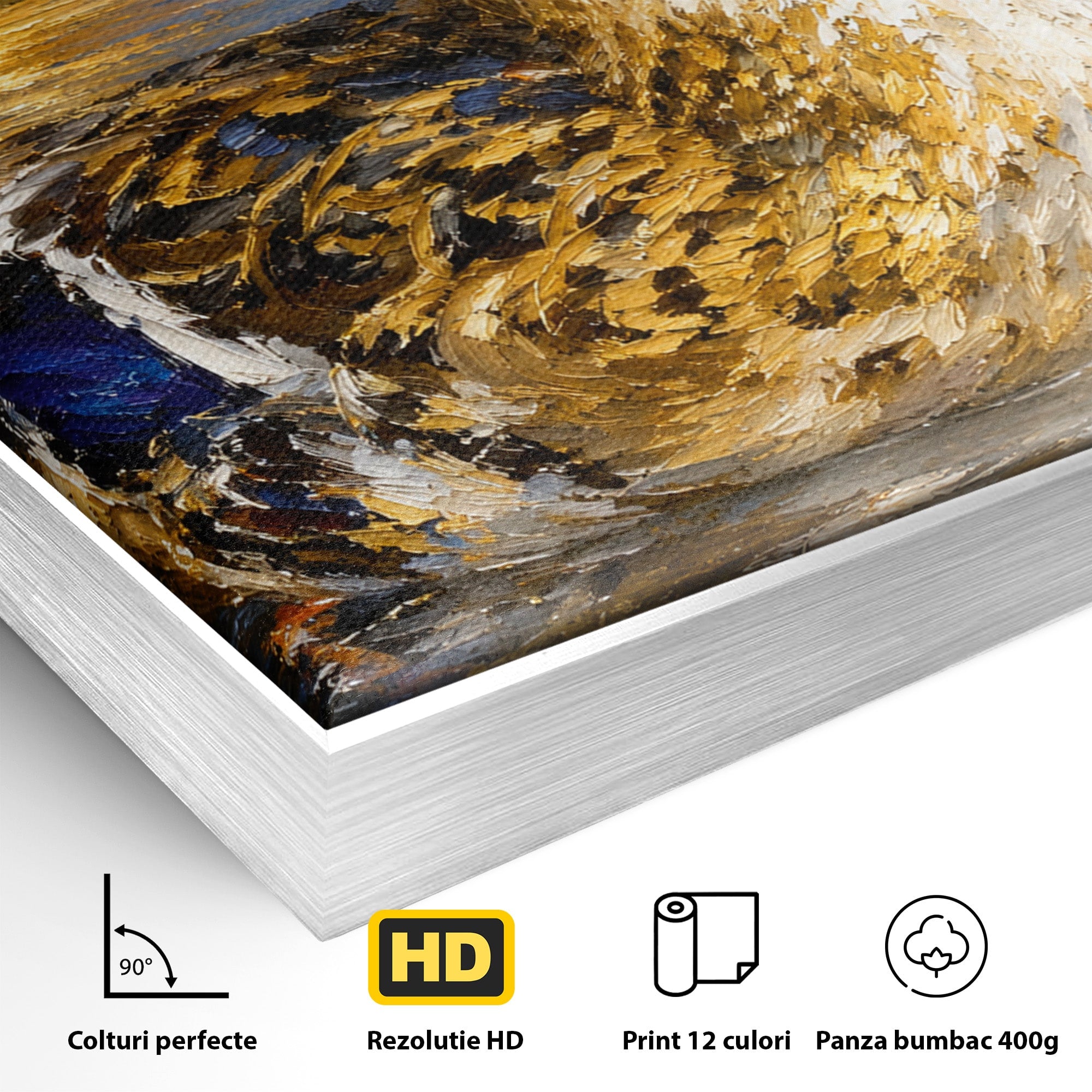Tablou Canvas Premium LuxCanva® M1611, Rata La Apus, Rata, Apus, Peisaj, Natura, Lac, Living, Culori Vibrante