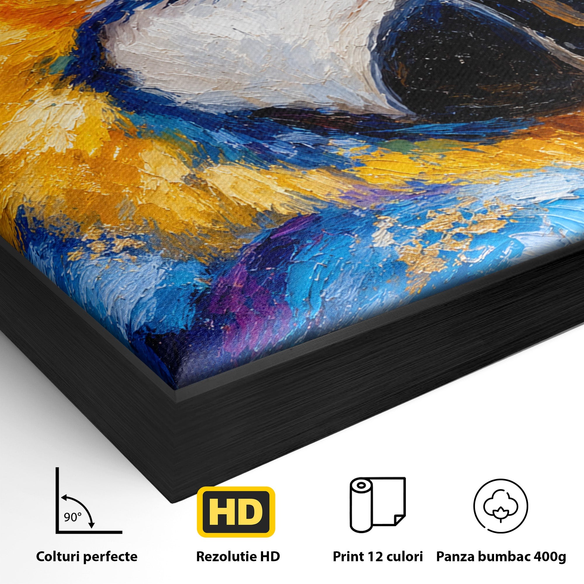 Tablou Canvas Premium LuxCanva® M1612, Papagal Exotic, Papagal, Exotic, Pasare, Living, Culori, Natura, Culori Vibrante