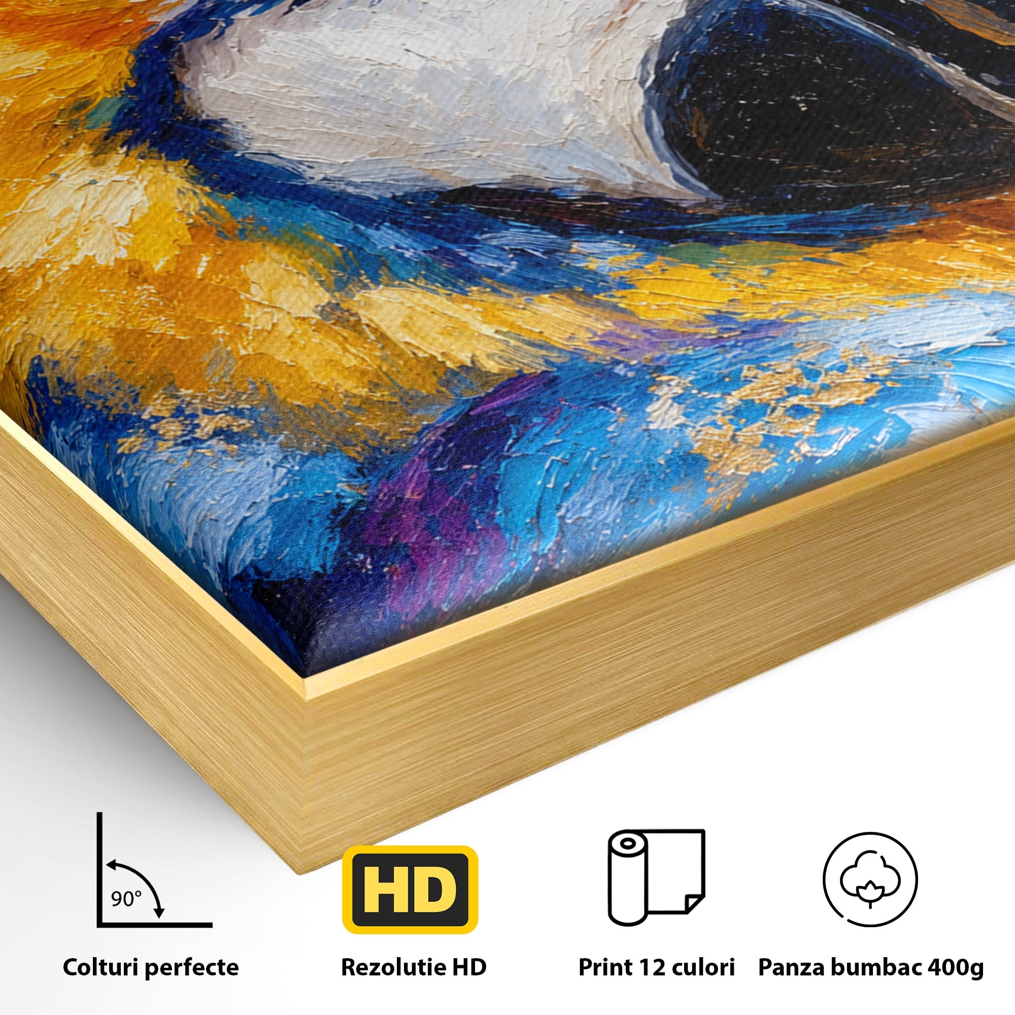 Tablou Canvas Premium LuxCanva® M1612, Papagal Exotic, Papagal, Exotic, Pasare, Living, Culori, Natura, Culori Vibrante