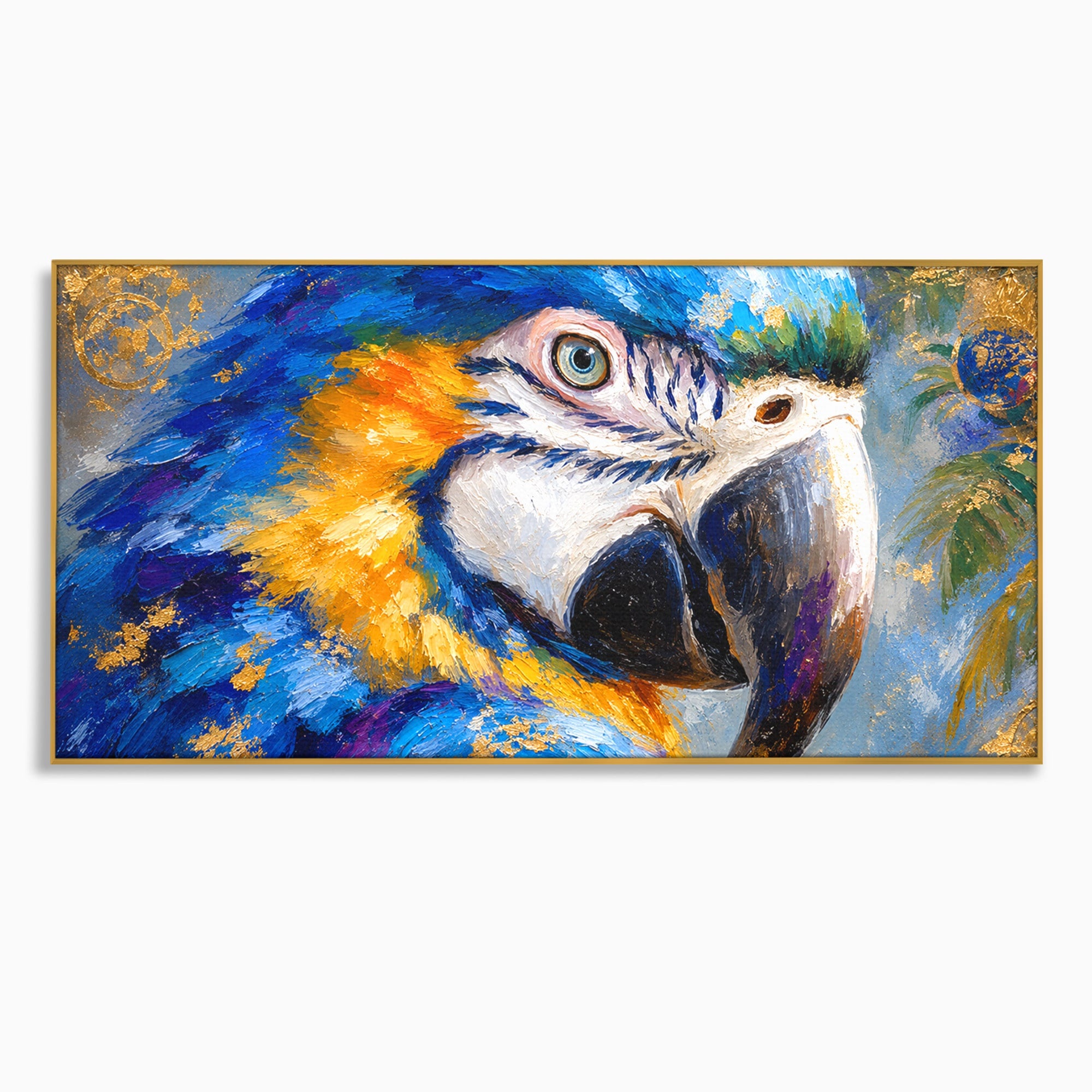 Tablou Canvas Premium LuxCanva® M1612, Papagal Exotic, Papagal, Exotic, Pasare, Living, Culori, Natura, Culori Vibrante