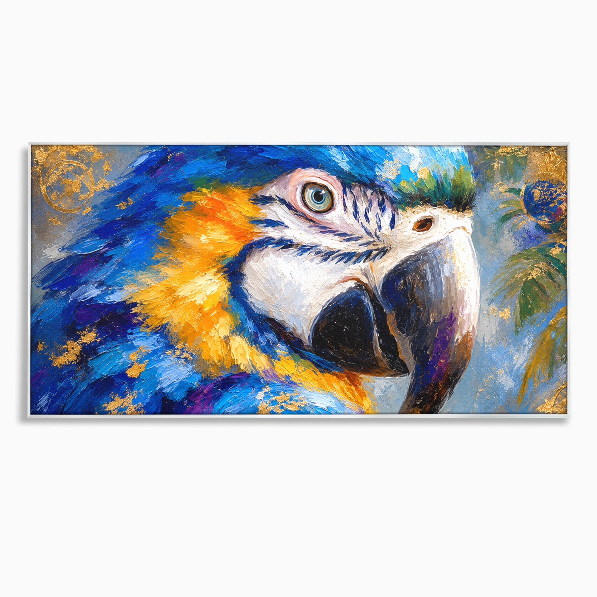 Tablou Canvas Premium LuxCanva® M1612, Papagal Exotic, Papagal, Exotic, Pasare, Living, Culori, Natura, Culori Vibrante