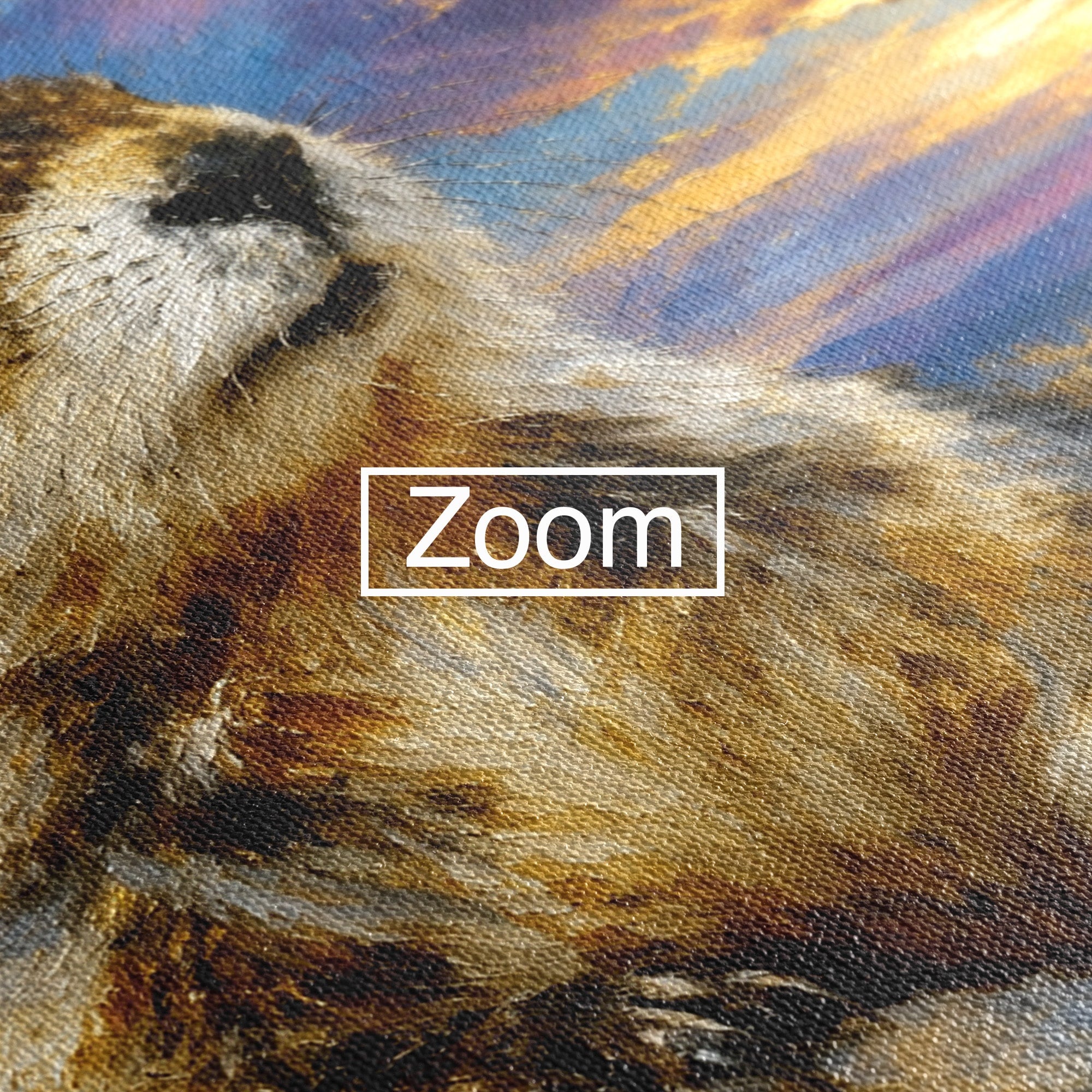 Tablou Canvas Premium LuxCanva® M1618, Marmota La Apus, Marmota, Apus, Natura, Peisaj, Living, Culori Vibrante