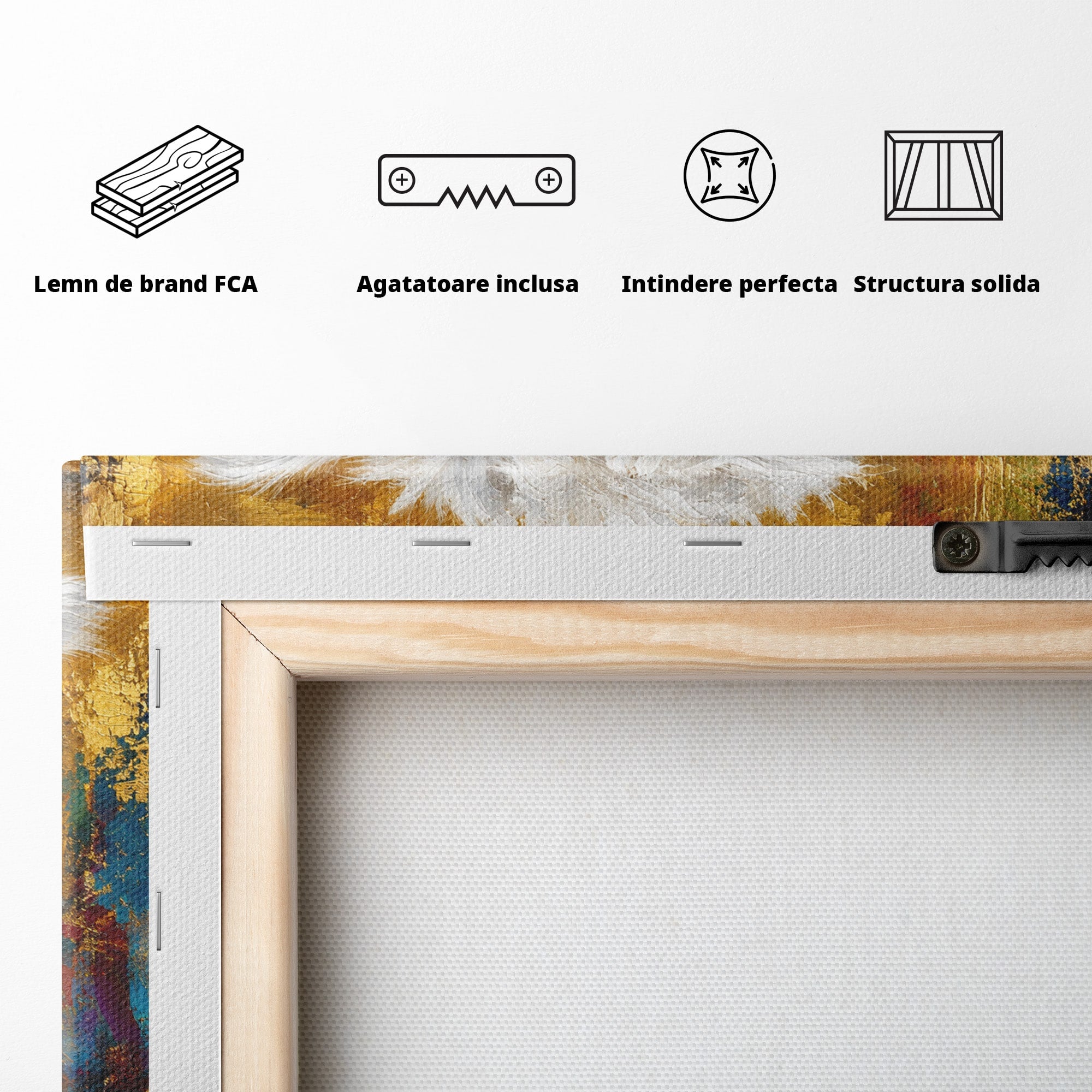 Tablou Canvas Premium LuxCanva® M1620, Alpaca Eleganta, Alpaca, Portret, Animale, Living, Arta, Culori Vibrante