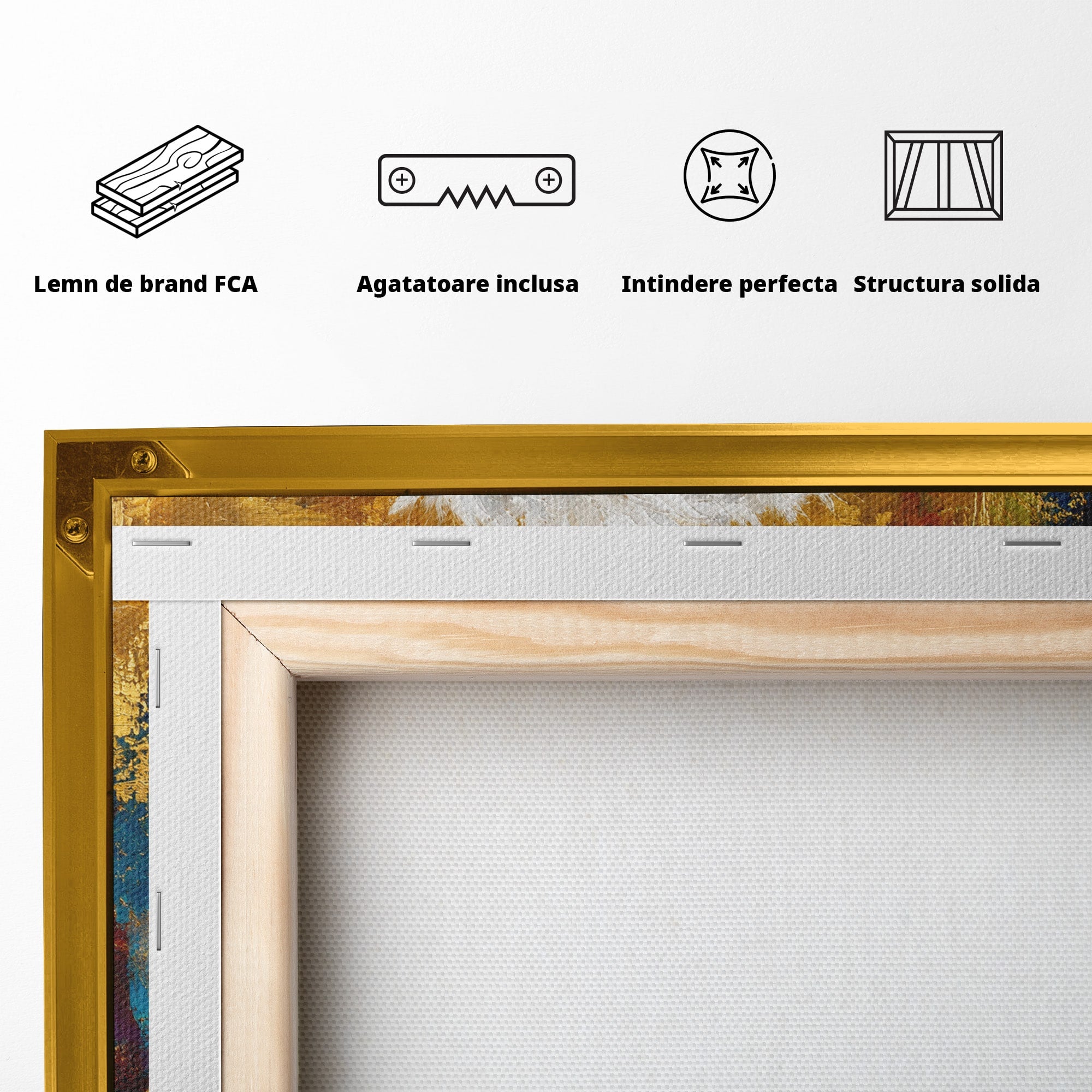 Tablou Canvas Premium LuxCanva® M1620, Alpaca Eleganta, Alpaca, Portret, Animale, Living, Arta, Culori Vibrante