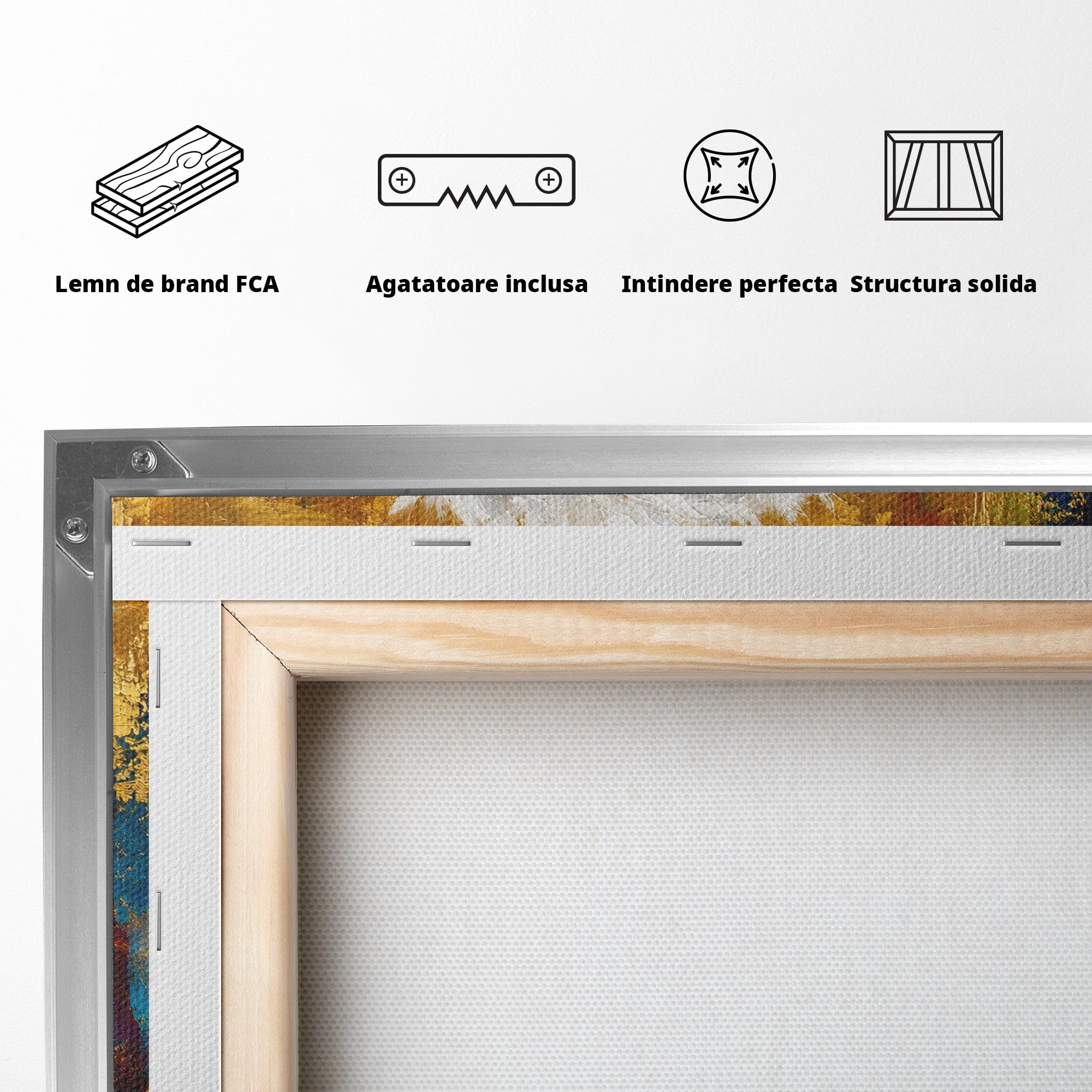 Tablou Canvas Premium LuxCanva® M1620, Alpaca Eleganta, Alpaca, Portret, Animale, Living, Arta, Culori Vibrante