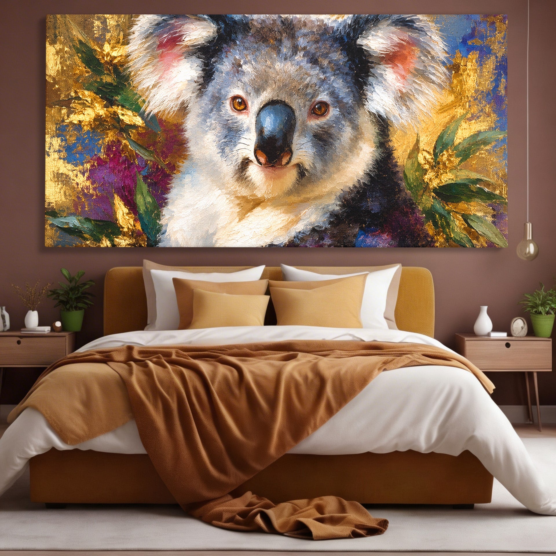 Tablou Canvas Premium LuxCanva® M1622, Portret De Koala, Koala, Portret, Animale, Natura, Living, Culori Vibrante