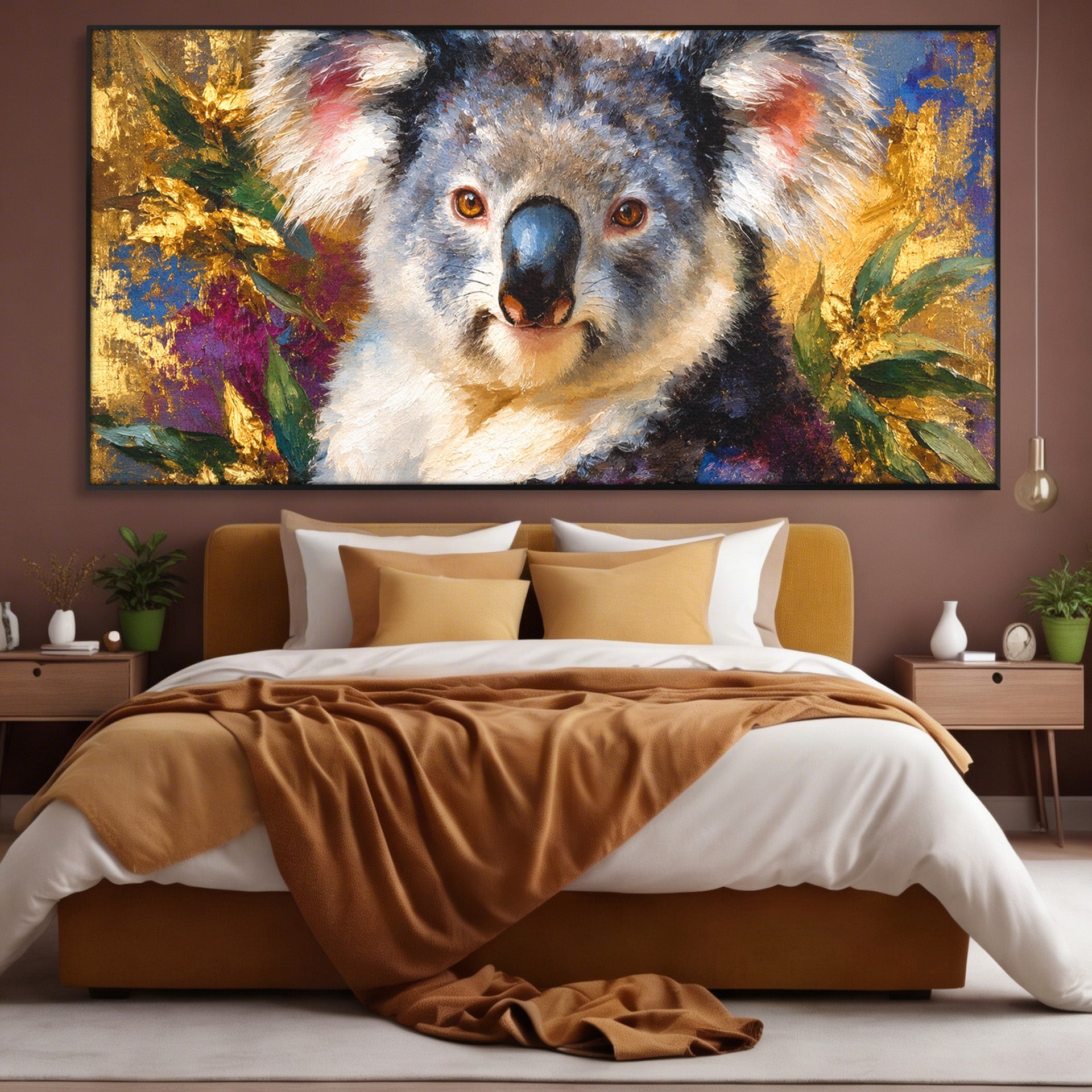 Tablou Canvas Premium LuxCanva® M1622, Portret De Koala, Koala, Portret, Animale, Natura, Living, Culori Vibrante