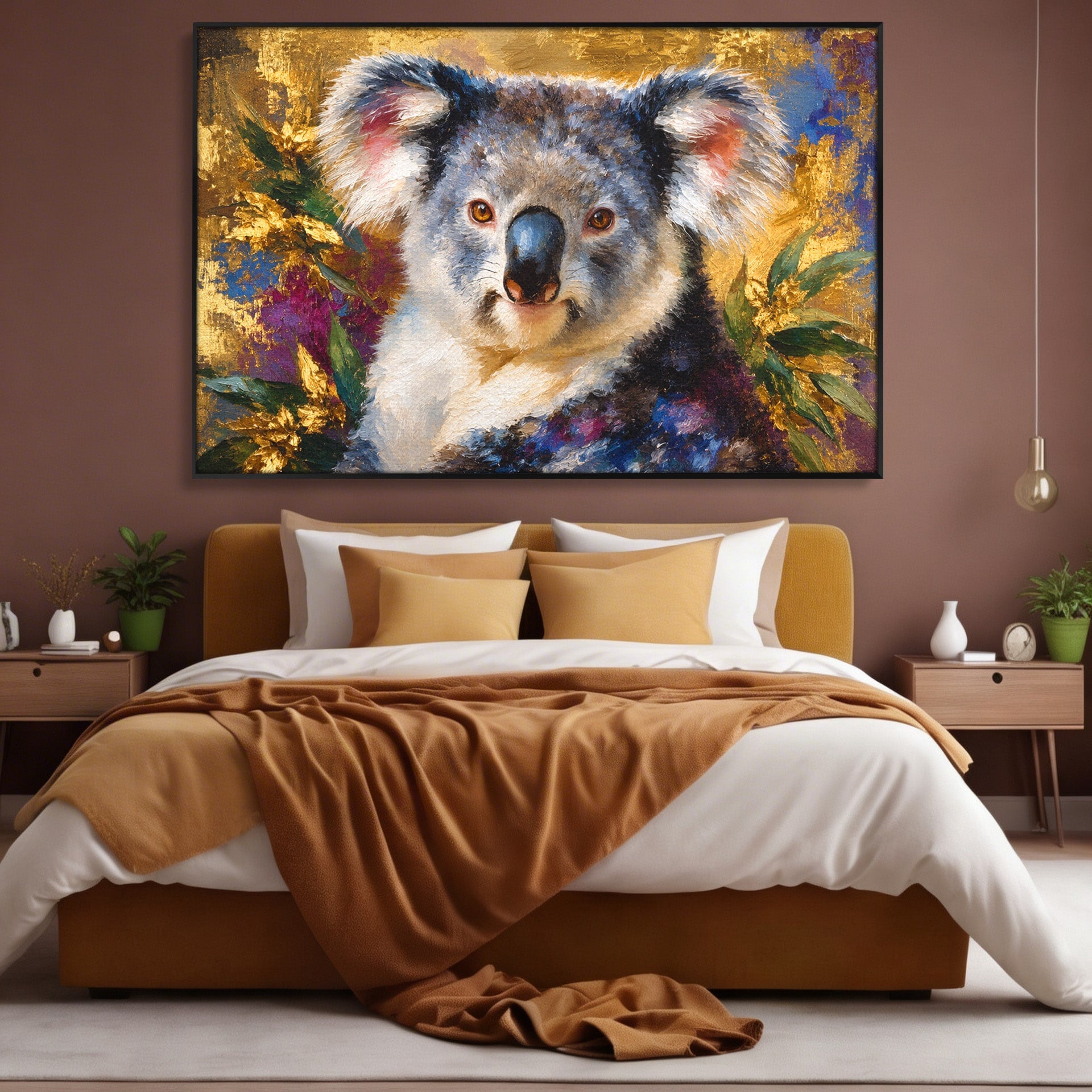 Tablou Canvas Premium LuxCanva® M1622, Portret De Koala, Koala, Portret, Animale, Natura, Living, Culori Vibrante