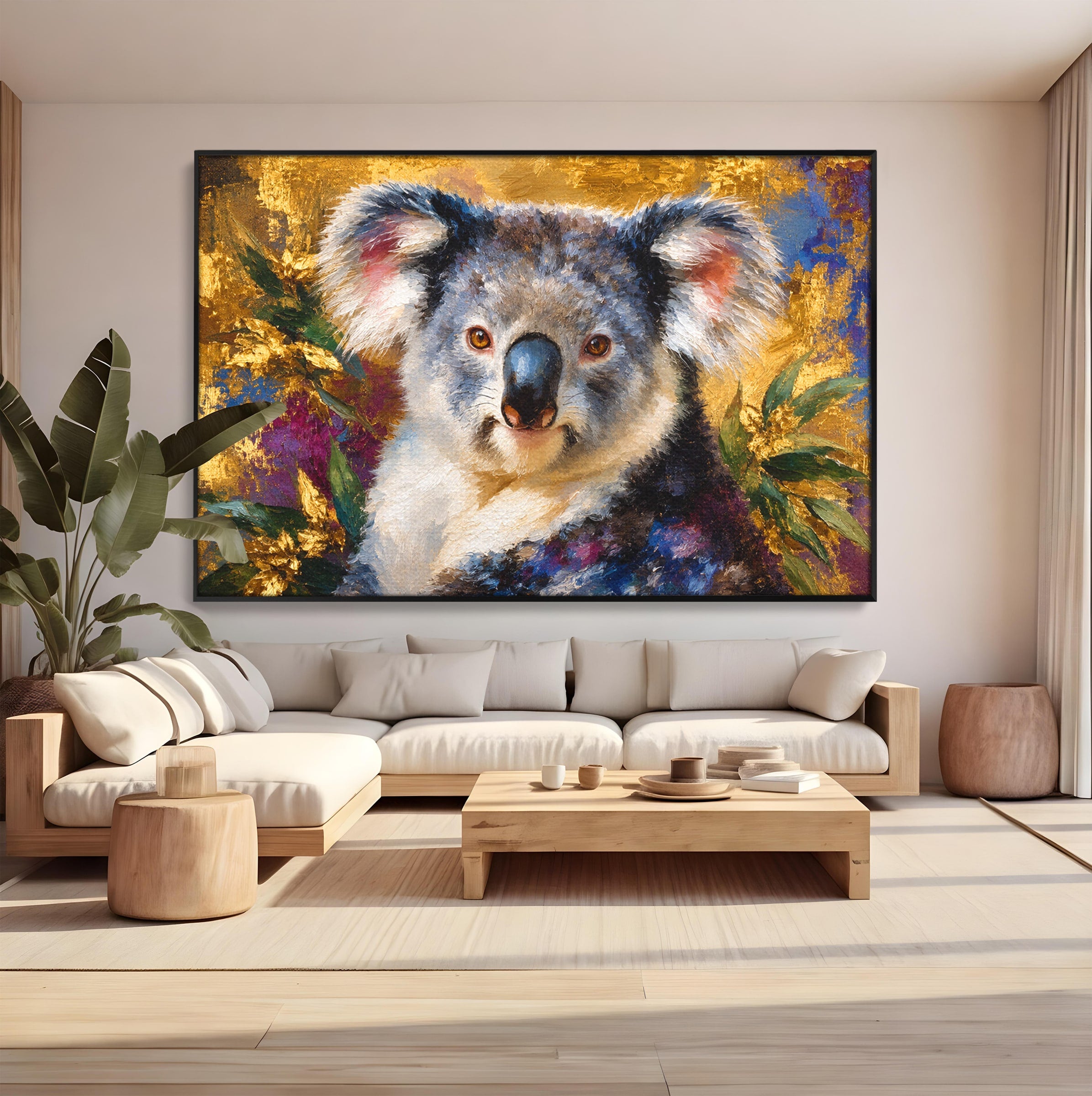 Tablou Canvas Premium LuxCanva® M1622, Portret De Koala, Koala, Portret, Animale, Natura, Living, Culori Vibrante