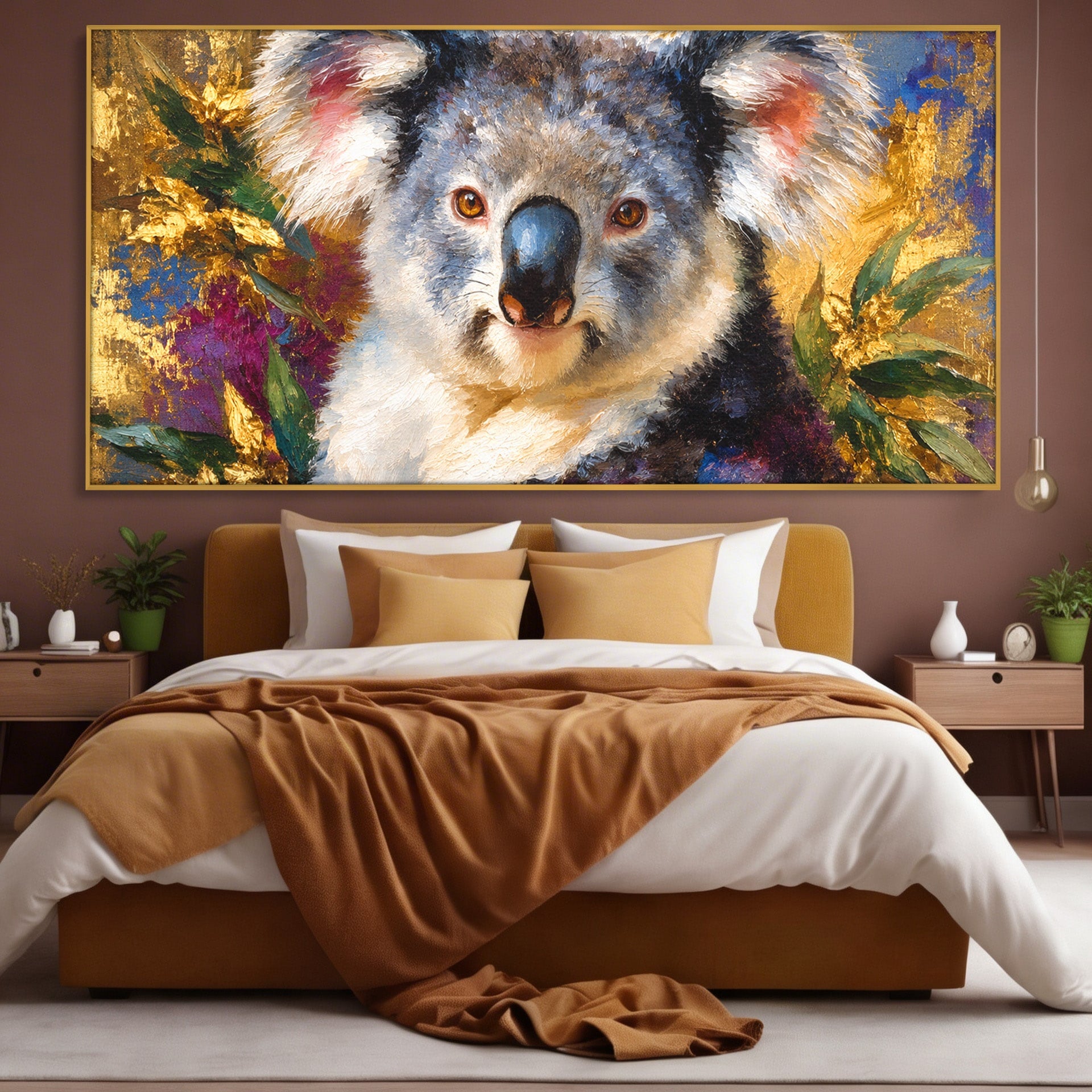 Tablou Canvas Premium LuxCanva® M1622, Portret De Koala, Koala, Portret, Animale, Natura, Living, Culori Vibrante