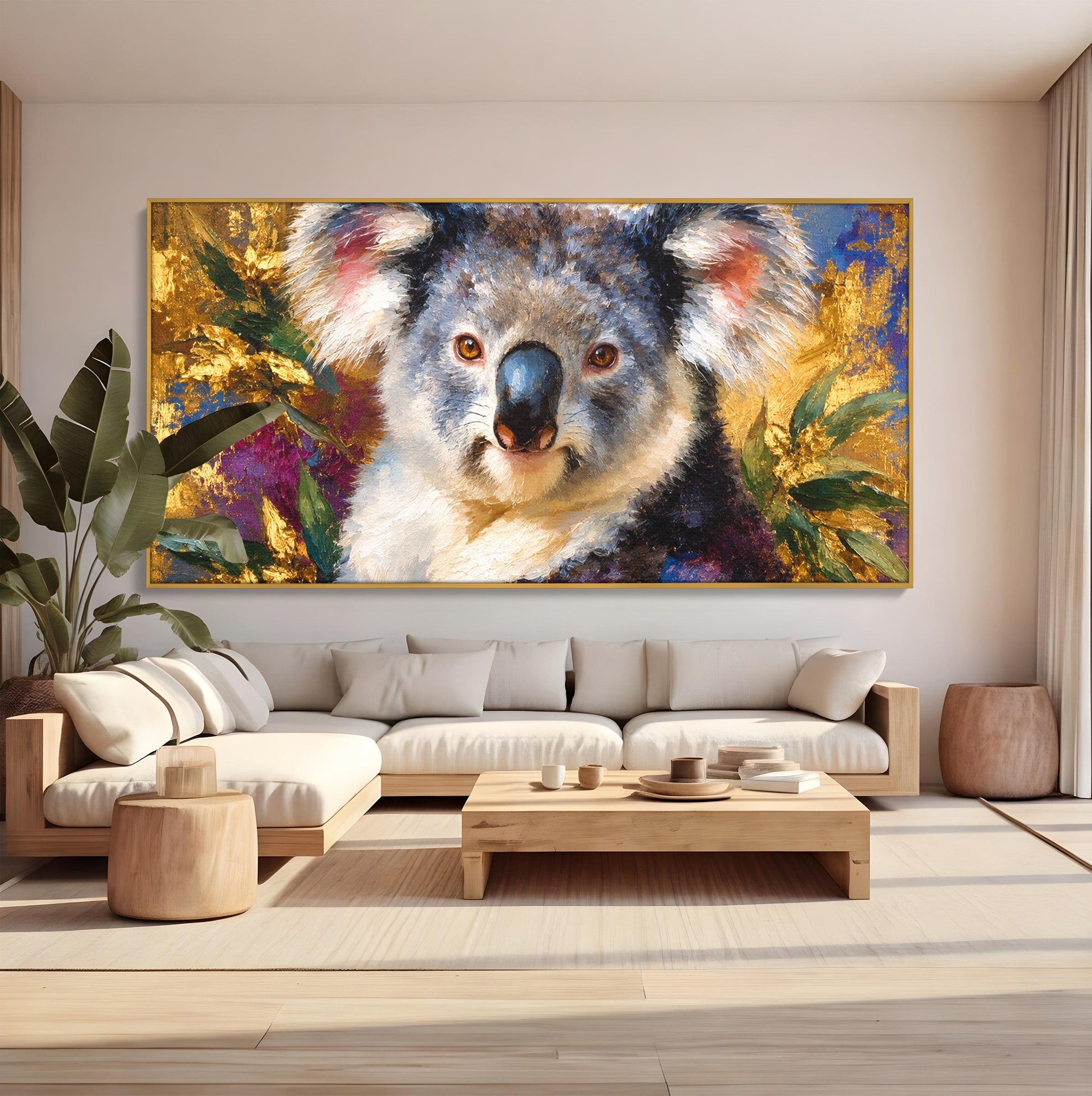 Tablou Canvas Premium LuxCanva® M1622, Portret De Koala, Koala, Portret, Animale, Natura, Living, Culori Vibrante