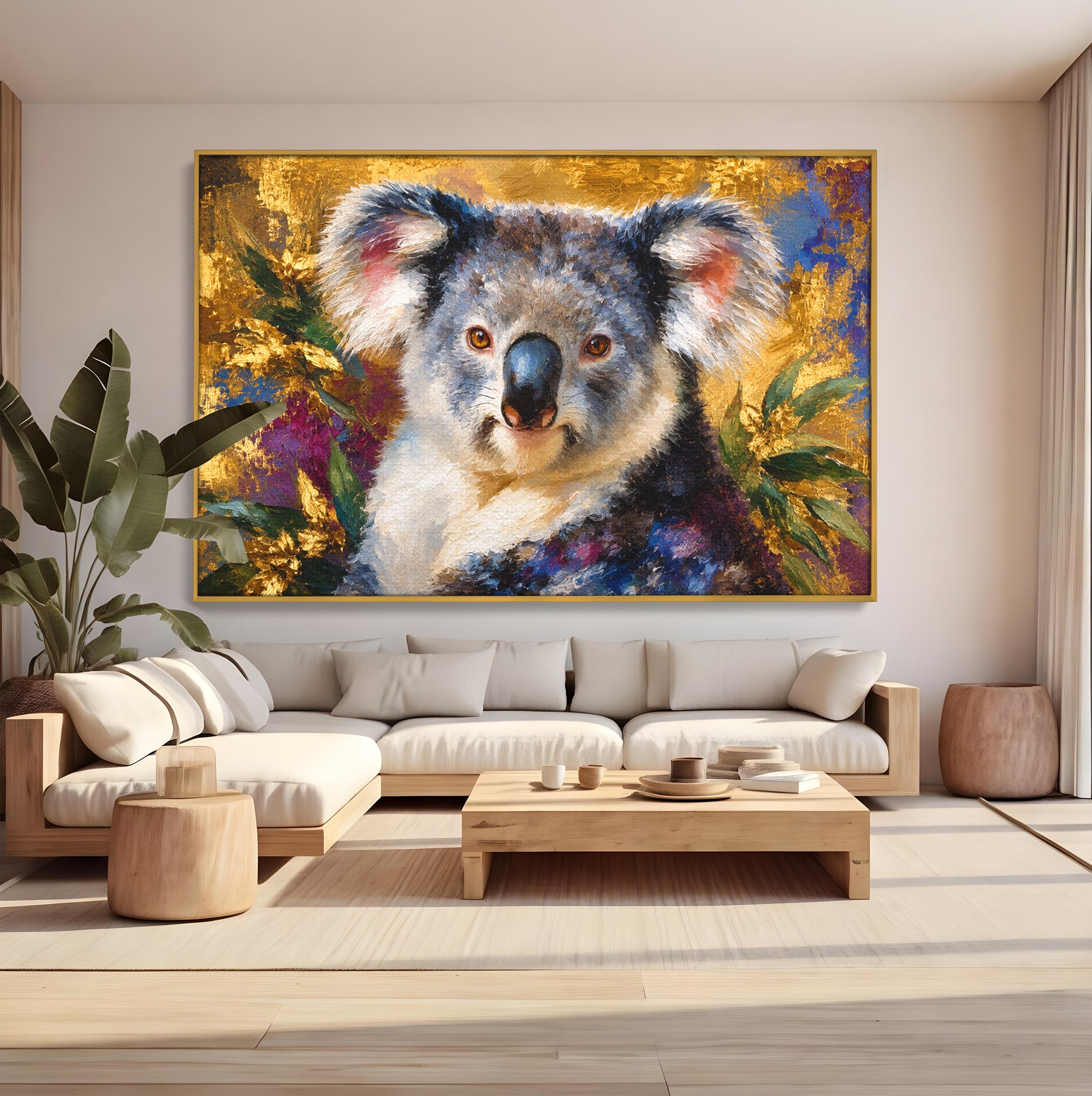Tablou Canvas Premium LuxCanva® M1622, Portret De Koala, Koala, Portret, Animale, Natura, Living, Culori Vibrante