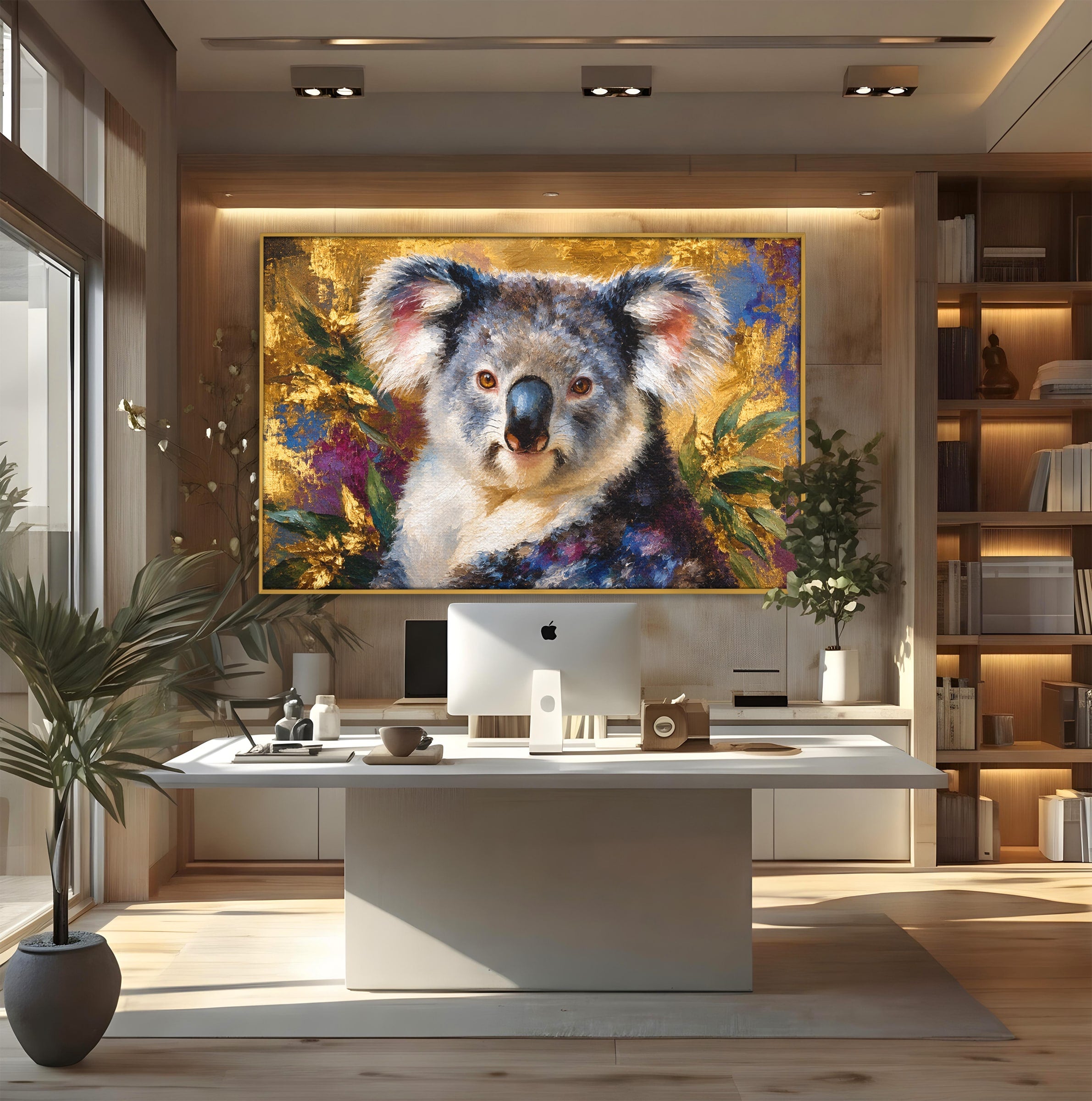 Tablou Canvas Premium LuxCanva® M1622, Portret De Koala, Koala, Portret, Animale, Natura, Living, Culori Vibrante