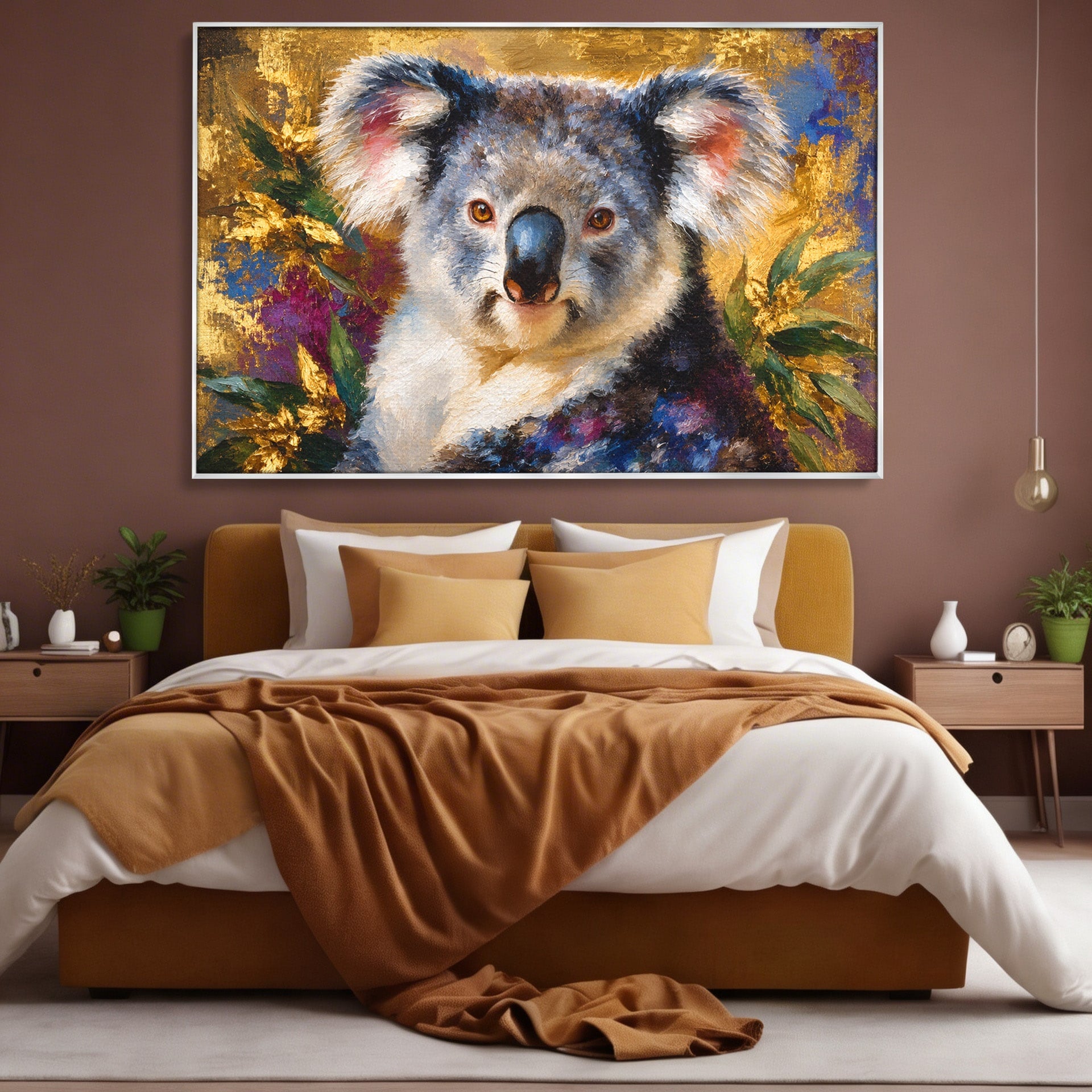 Tablou Canvas Premium LuxCanva® M1622, Portret De Koala, Koala, Portret, Animale, Natura, Living, Culori Vibrante