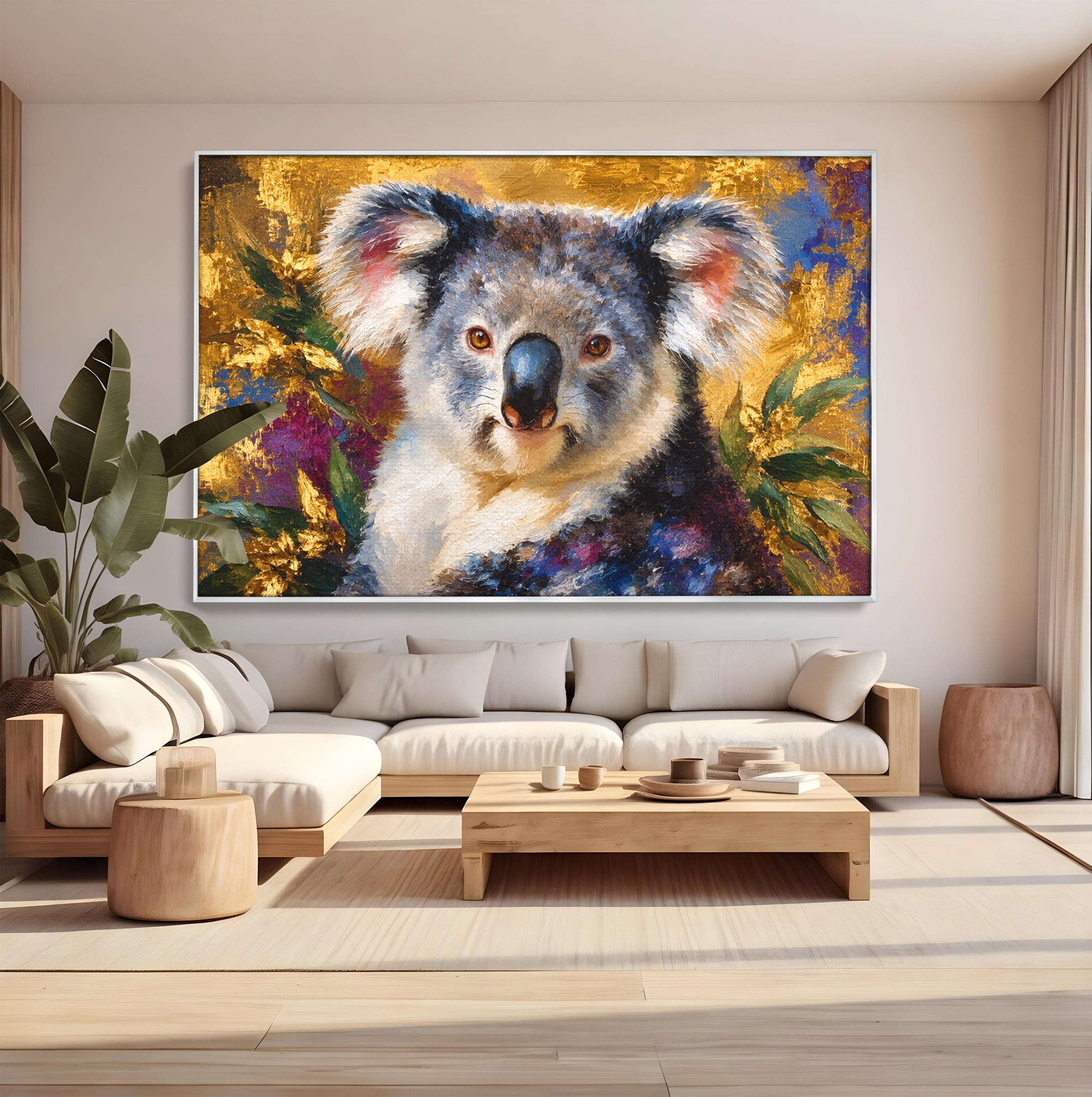 Tablou Canvas Premium LuxCanva® M1622, Portret De Koala, Koala, Portret, Animale, Natura, Living, Culori Vibrante