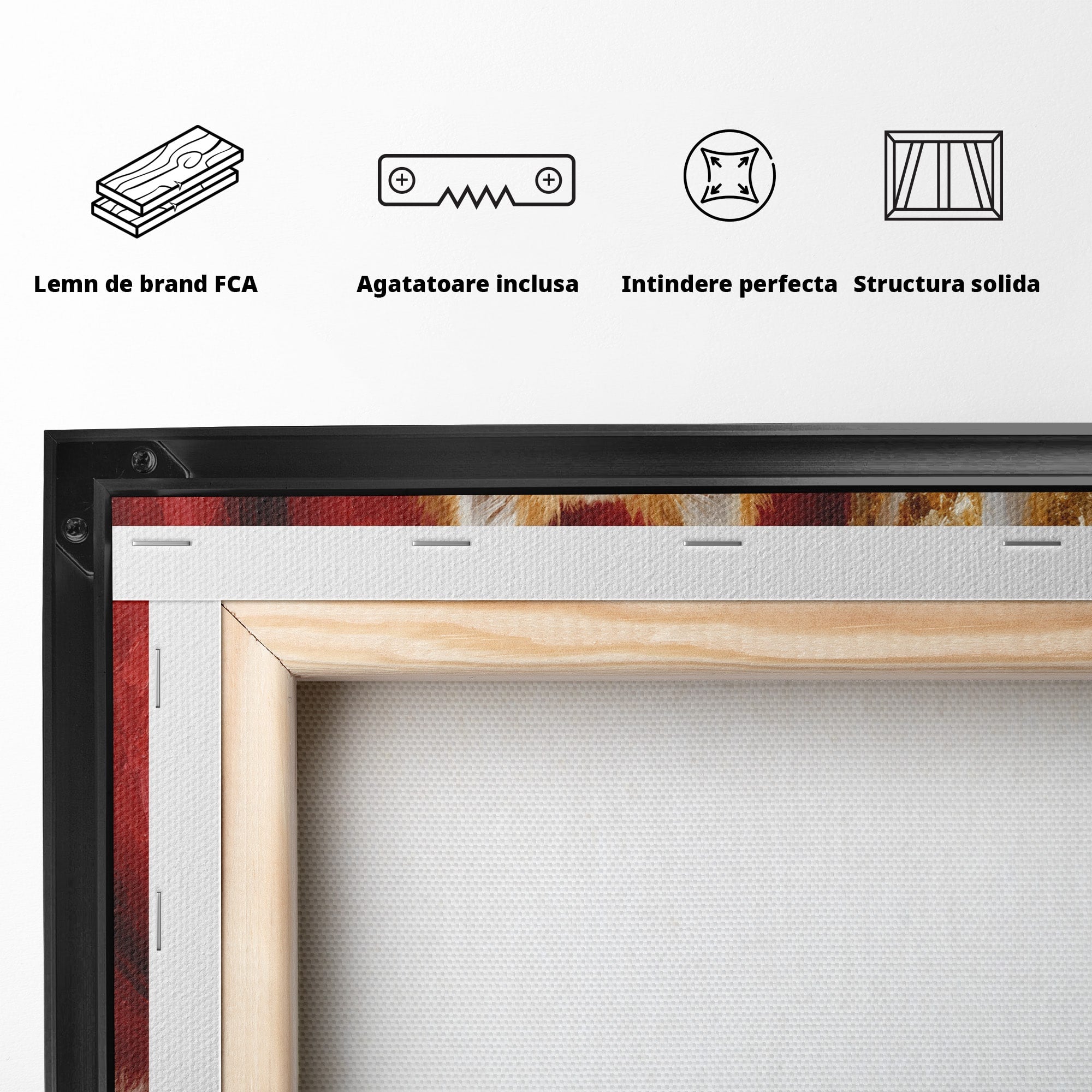 Tablou Canvas Premium LuxCanva® M1624, Catelus Cu Popcorn, Catelus, Popcorn, Animal, Living, Decorativ, Culori Vibrante