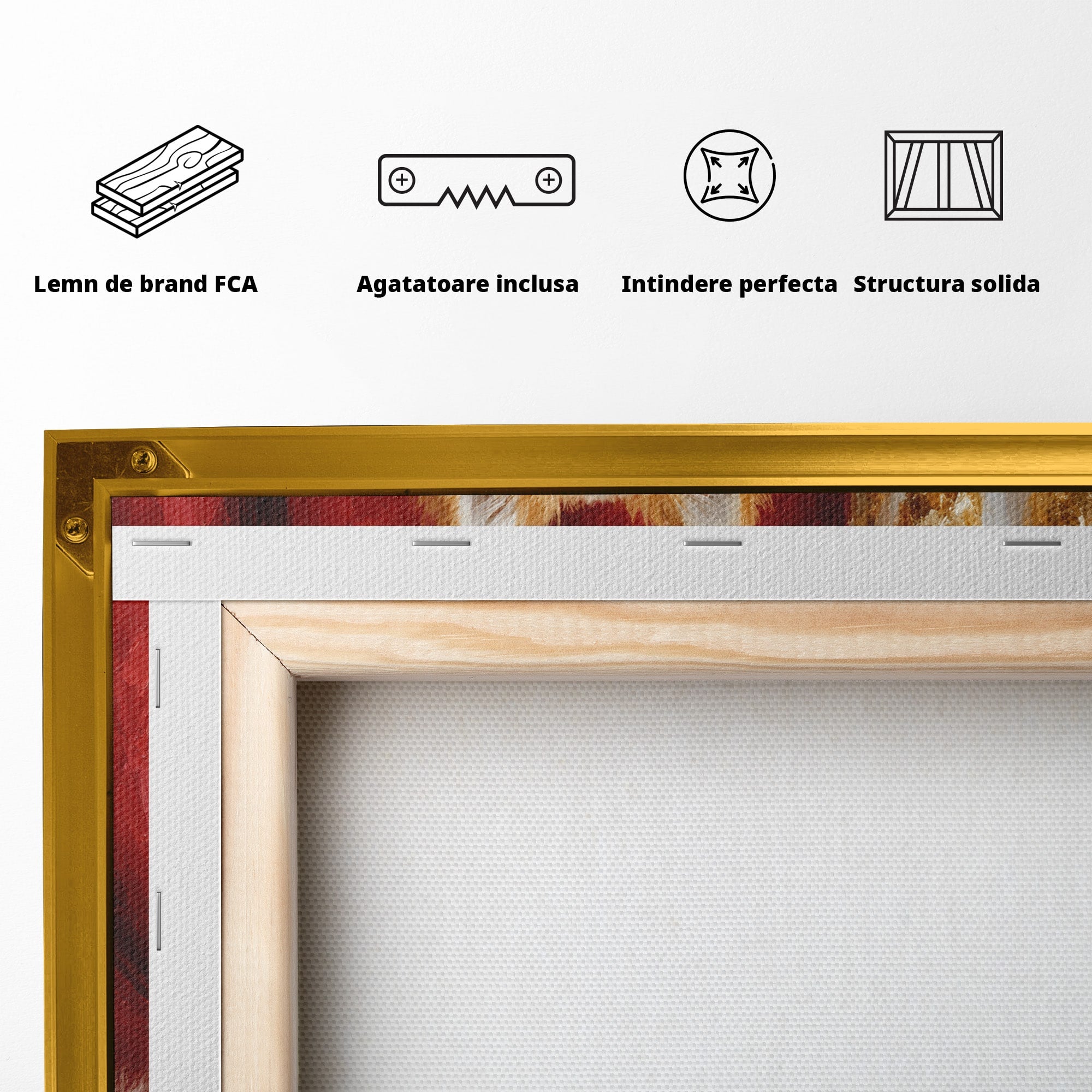 Tablou Canvas Premium LuxCanva® M1624, Catelus Cu Popcorn, Catelus, Popcorn, Animal, Living, Decorativ, Culori Vibrante