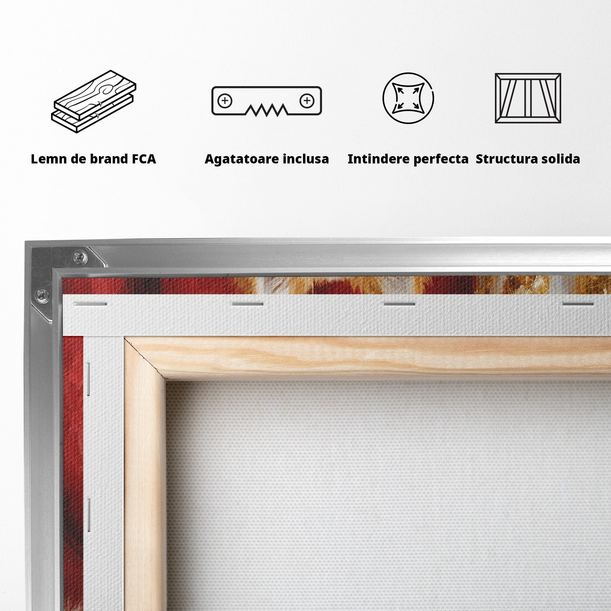 Tablou Canvas Premium LuxCanva® M1624, Catelus Cu Popcorn, Catelus, Popcorn, Animal, Living, Decorativ, Culori Vibrante