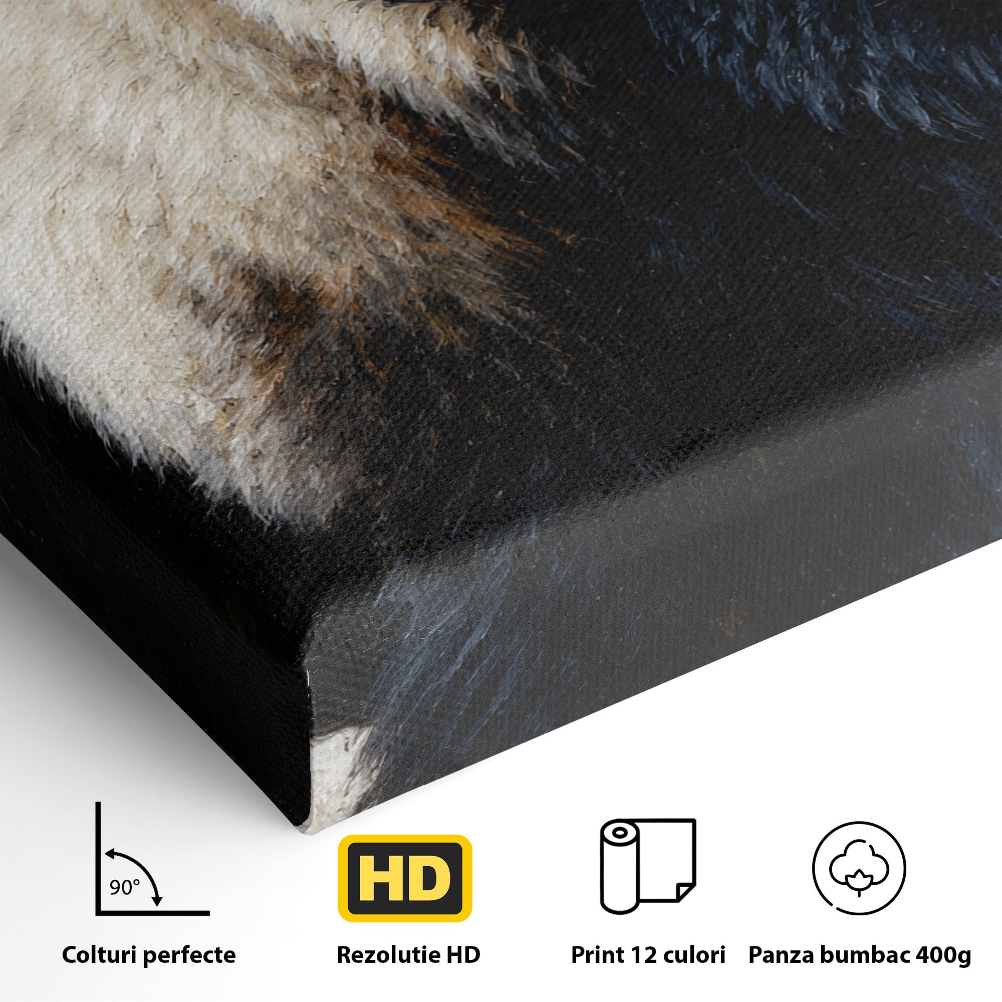 Tablou Canvas Premium LuxCanva® M1626, Bizonul Majestic, Bizon, Animale, Natura, Living, Dormitor, Culori Vibrante
