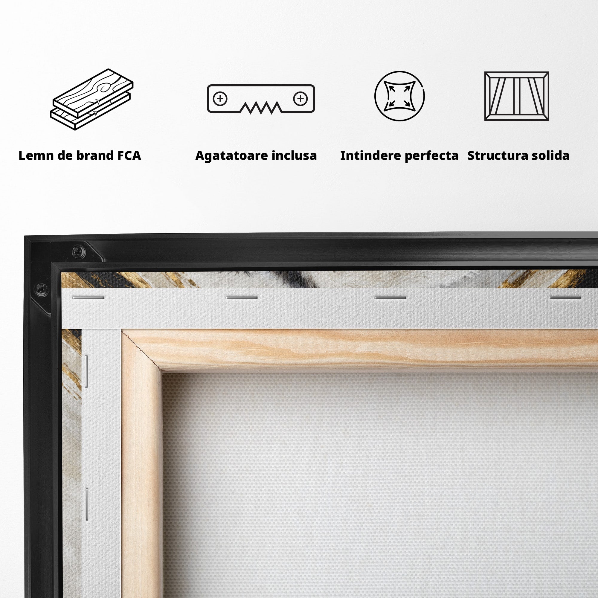 Tablou Canvas Premium LuxCanva® M1626, Bizonul Majestic, Bizon, Animale, Natura, Living, Dormitor, Culori Vibrante